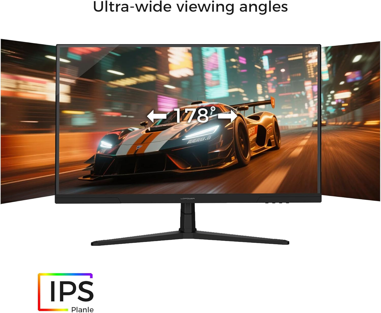 LC-POWER FHD Curved Monitor 32 Zoll, 165 Hz, 1920x1080, 1ms, 1500R und Freesync mit G-Sync-Kompatibilit, HDMI & DP, VESA, LC-M32-FHD-165-C-A