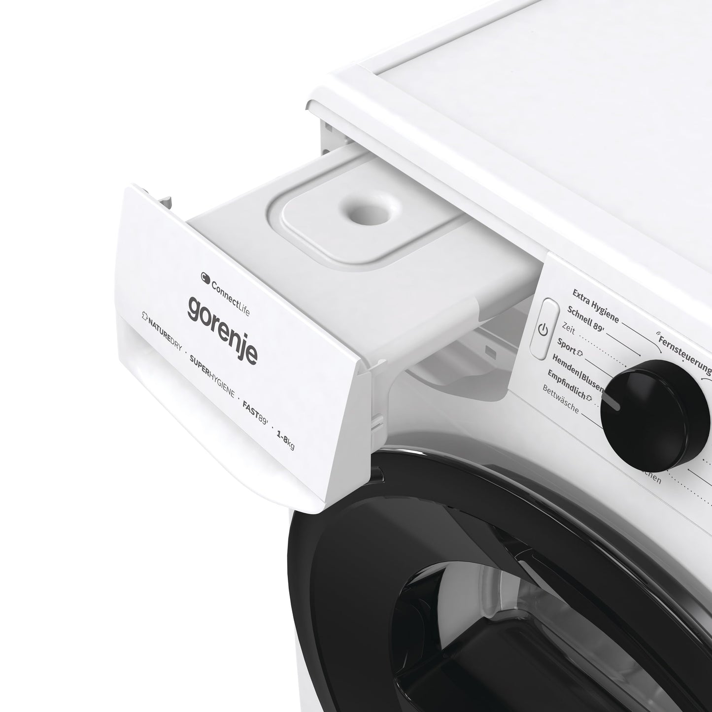 Gorenje DPNE82/GN Trockner/Kondensation mit Wärmepumpe / 8kg / 16 Programme/WIFI/Made in Europe/WaveActive Trommel/TwinAir/Feuchtesensor/Naturedry/LED Display/EEK: A++