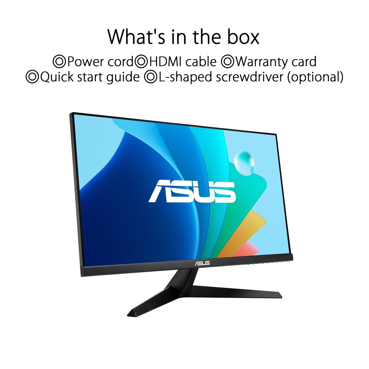 ASUS Eye Care VY279HGR - 27 Inch Full HD Monitor - 120 Hz, 1ms MPRT, AdaptiveSync, GameFast Input - IPS Panel, Vesa 100x100, 16:9, 1920x1080, HDMI, D-Sub