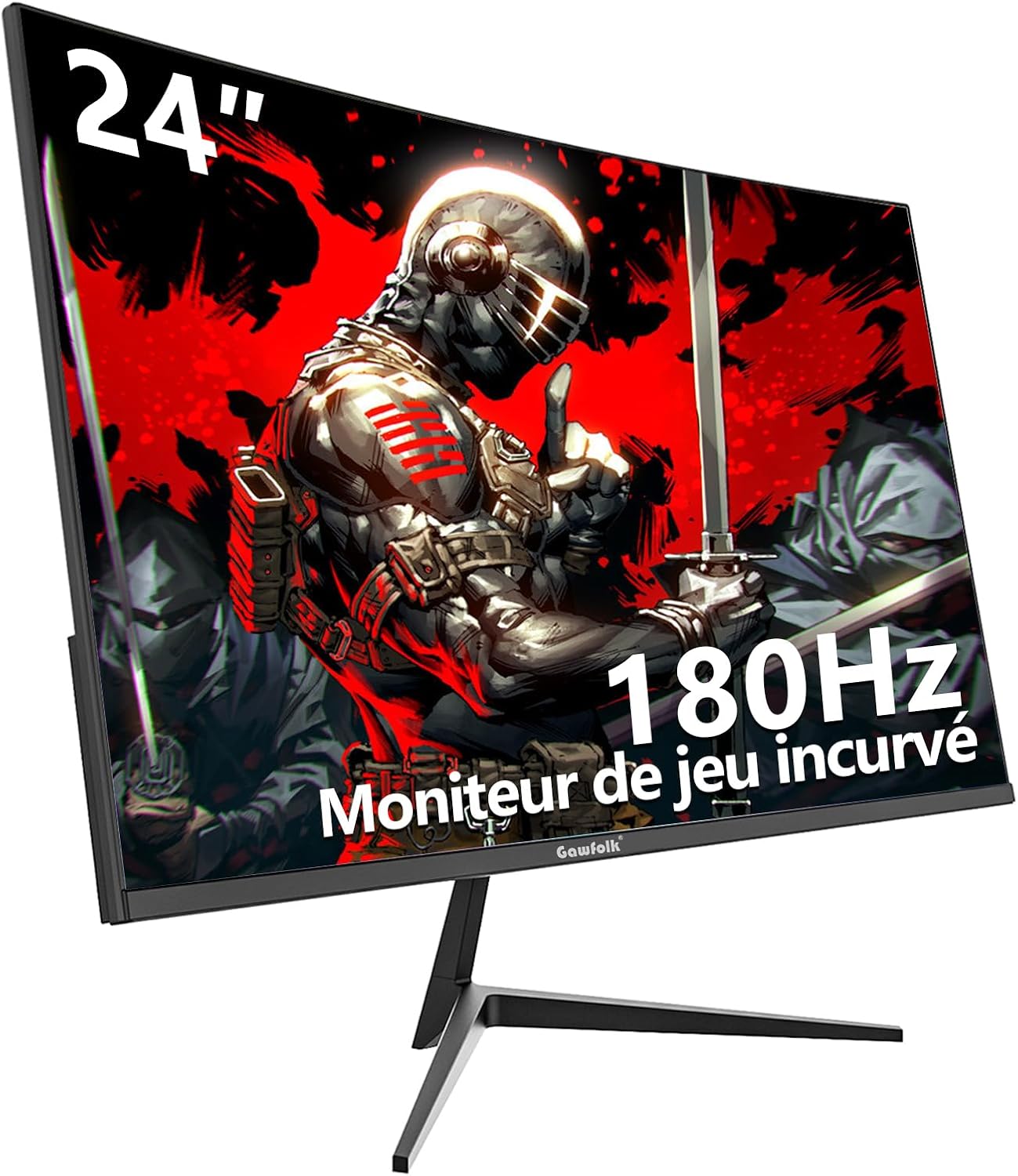 Gawfolk PC Monitor 32 Zoll UHD 4K 60Hz, Ultraklar (3840×2160p) Computer Bildschirm mit FreeSync, HDMI, DisplayPort, 178° Betrachtungswinkel, Unterstützt VESA100*100mm