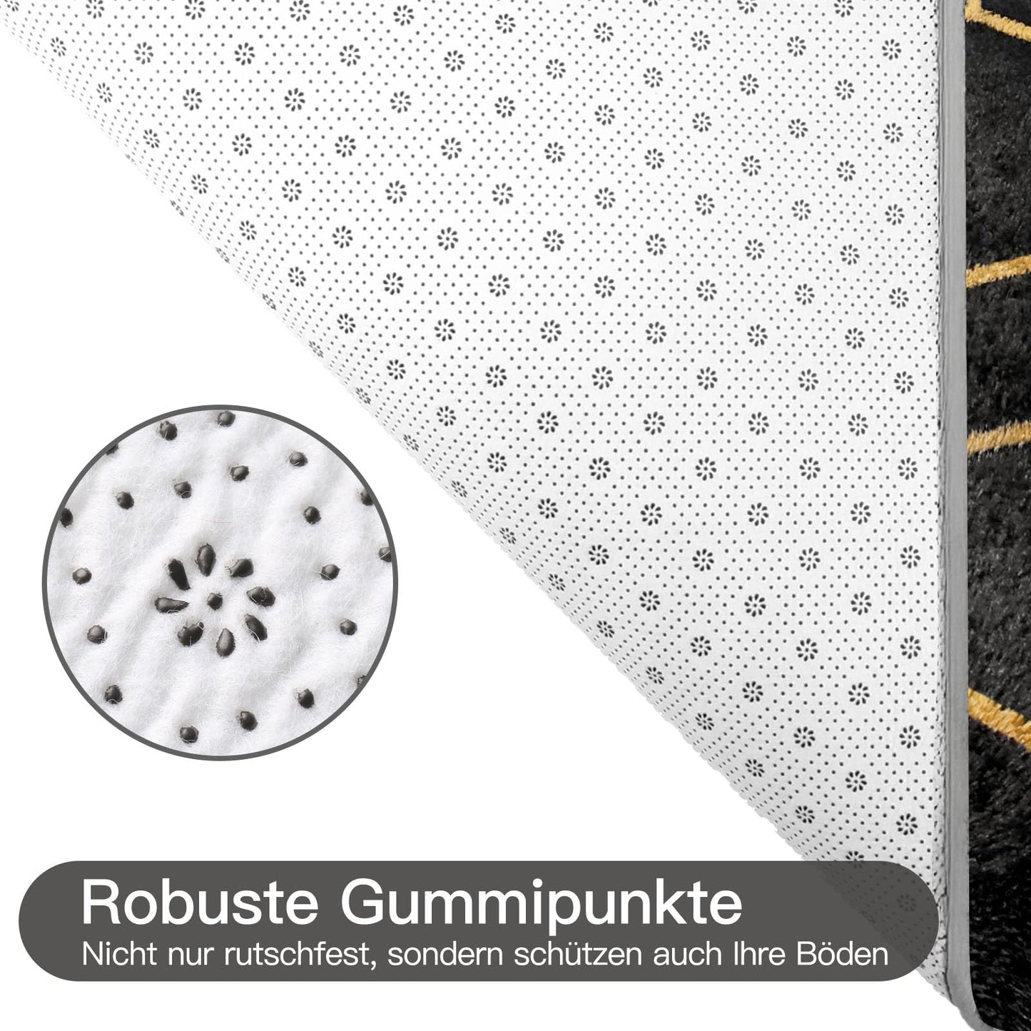 Sour Lemon Hochflor Teppich Grau Carpet Wohnzimmer 240x300 Waschbar Anti-Rutsch Extra Große Teppiche Schlafzimmer Flauschige Moderne Teppiche Matte Teppichen für Schlafzimmer Kinderzimmer