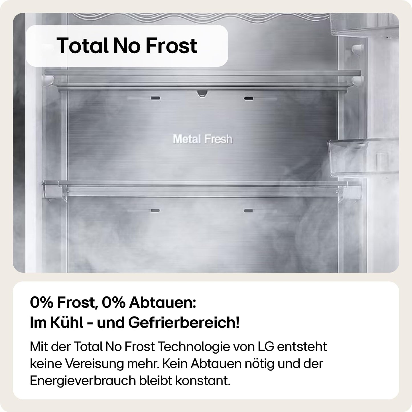 LG GSLC40PYPE Side-by-Side Kühlschrank ǀ Smart Inverter Compressor ǀ Eis- und Wasserspenderǀ Total No Frost Technologie ǀ EEK E ǀ 638 L