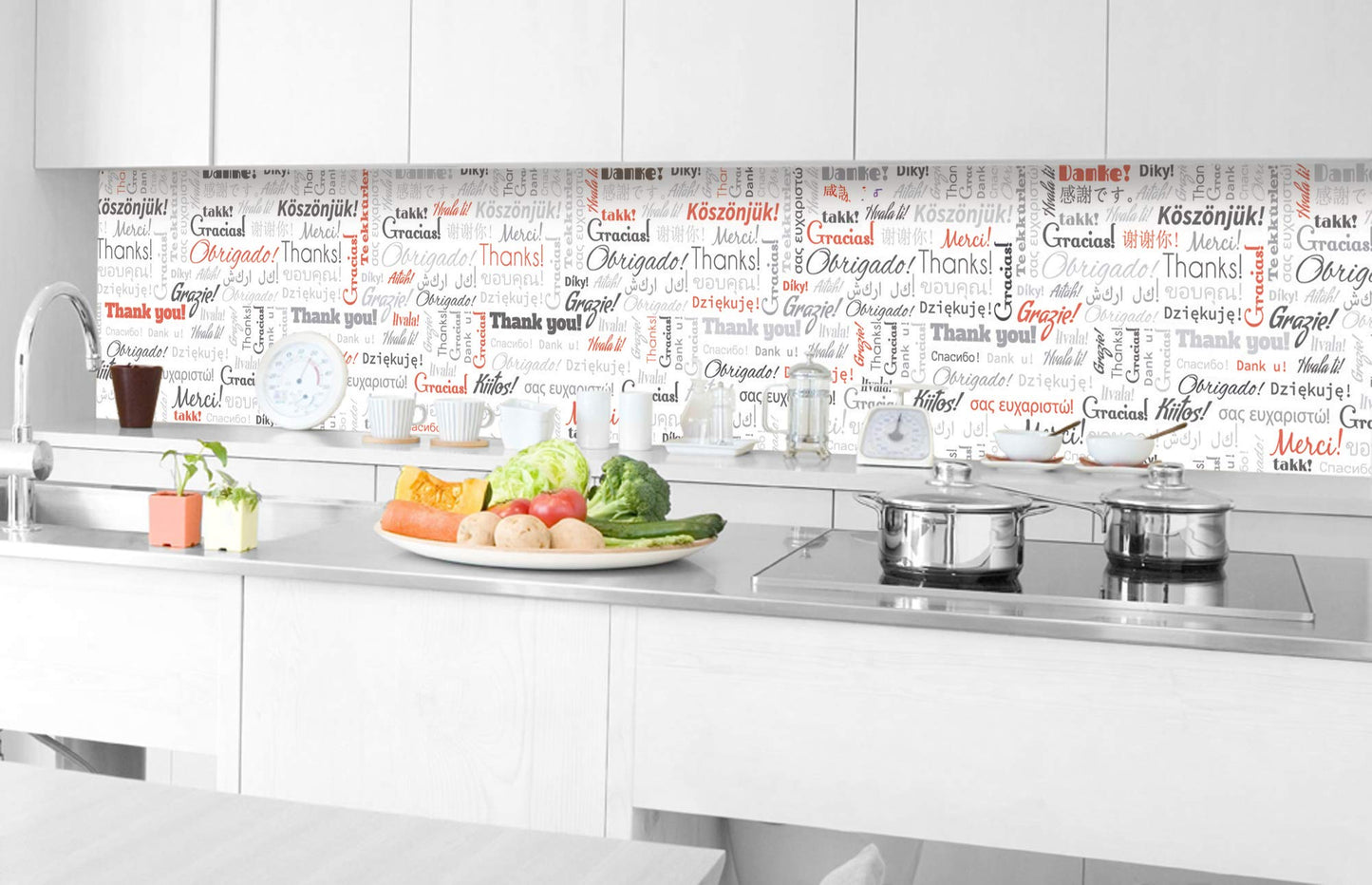 Küchenrückwand Folie selbstklebend HOLZLATTEN | Klebefolie - Dekofolie - Spritzschutz für Küche | Made in EU - 260 cm x 60 cm