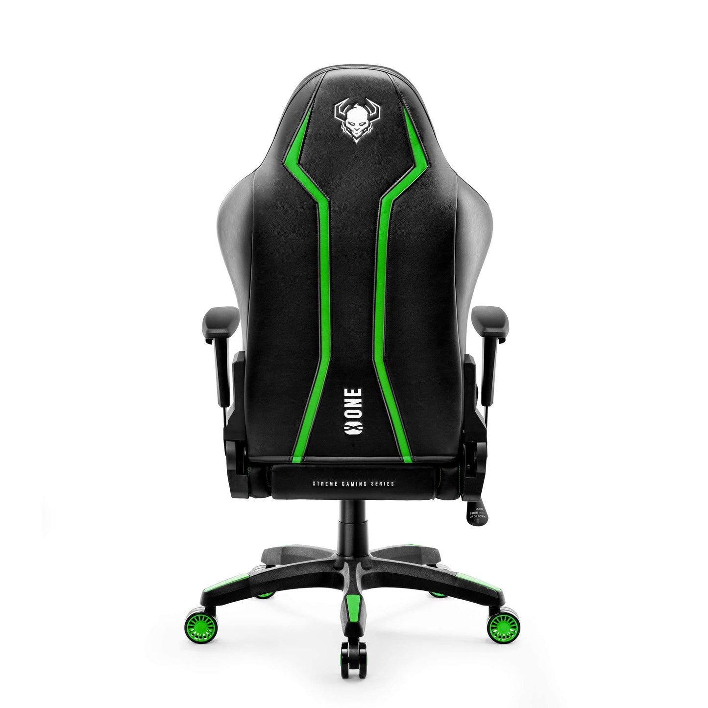 Diablo X-One 2.0 Gaming Stuhl Gamer Chair Bürostuhl Schreibtischstuhl Verstellbare Armlehnen Ergonomisches Design Nacken/-Lendenkissen Wippfunktion Aqua Blue Normal (L)