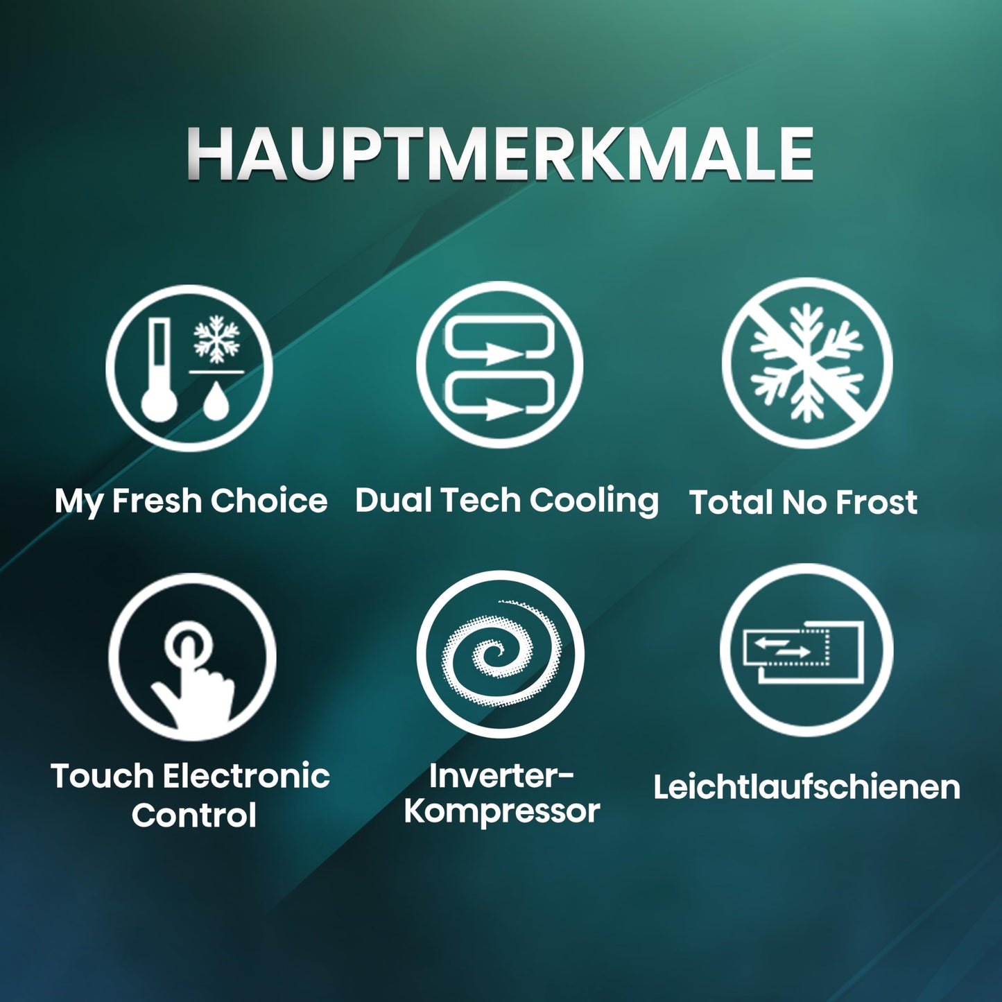 Hisense RF632N4WIE French Door Kühl-Gefrierkombination/ NoFrostPlus/ Inverter-Kompressor/ Wasserspender/ CrispZone/ 200 cm/ Kühlteil 336 l/ Gefrierteil 149 l/ 38 dB/ 295 kWh/ Jahr/ Inox-Look