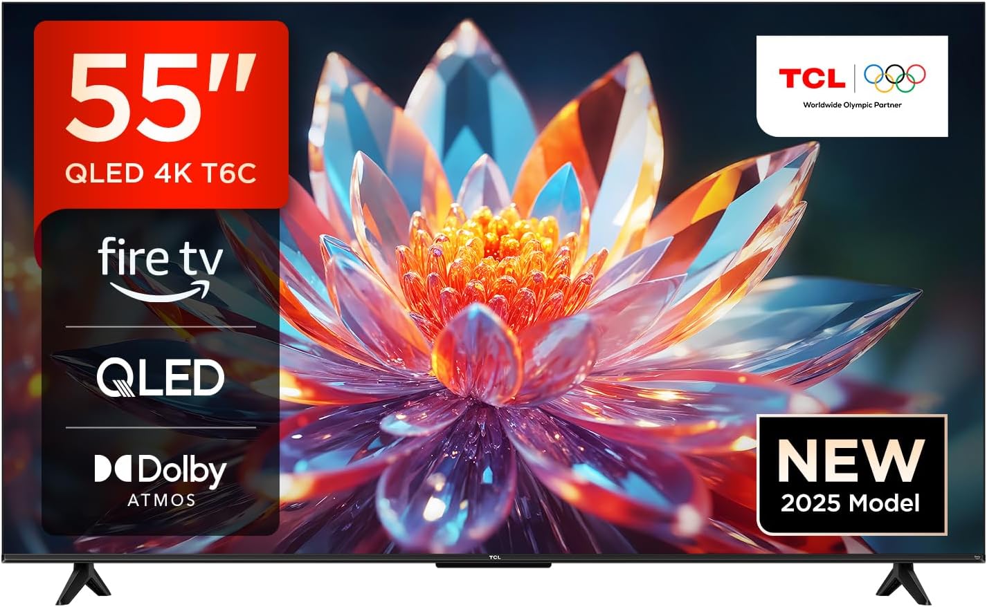 TCL 50PF650 50-Zoll 4K Ultra HD, HDR TV, Smart LED Fire TV (Dolby Vision, Dolby Atmos, DTS, HDR 10, Alexa integriert, Airplay2, Miracast)