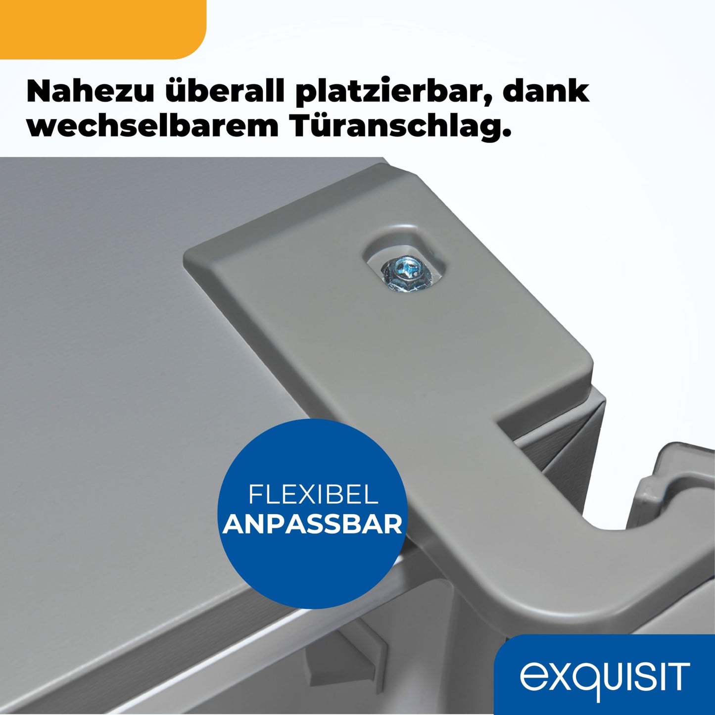 Exquisit Kühl-Gefrierkombination, 186 cm Höhe, Kühlschrank mit Gefrierfach, 4-Sterne-Gefrieren, 315 Liter, Alarm-Funktion, KGC5320-95-E-040C inoxlook-az