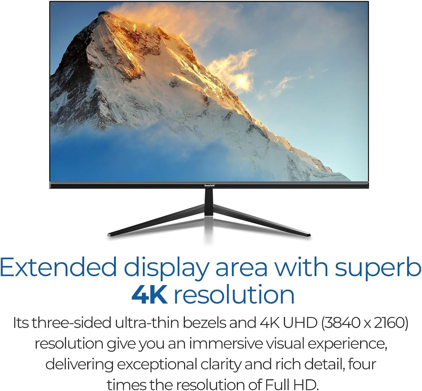 Gawfolk 32 Zoll Curved Gaming Monitor 180HZ / 165Hz / 144hz PC Bildschirm Full HD 1080P, Rahmenloses 1800R Gebogenes Computerbildschirm mit FreeSync und Eye Care Technologie, unterstützt VESA