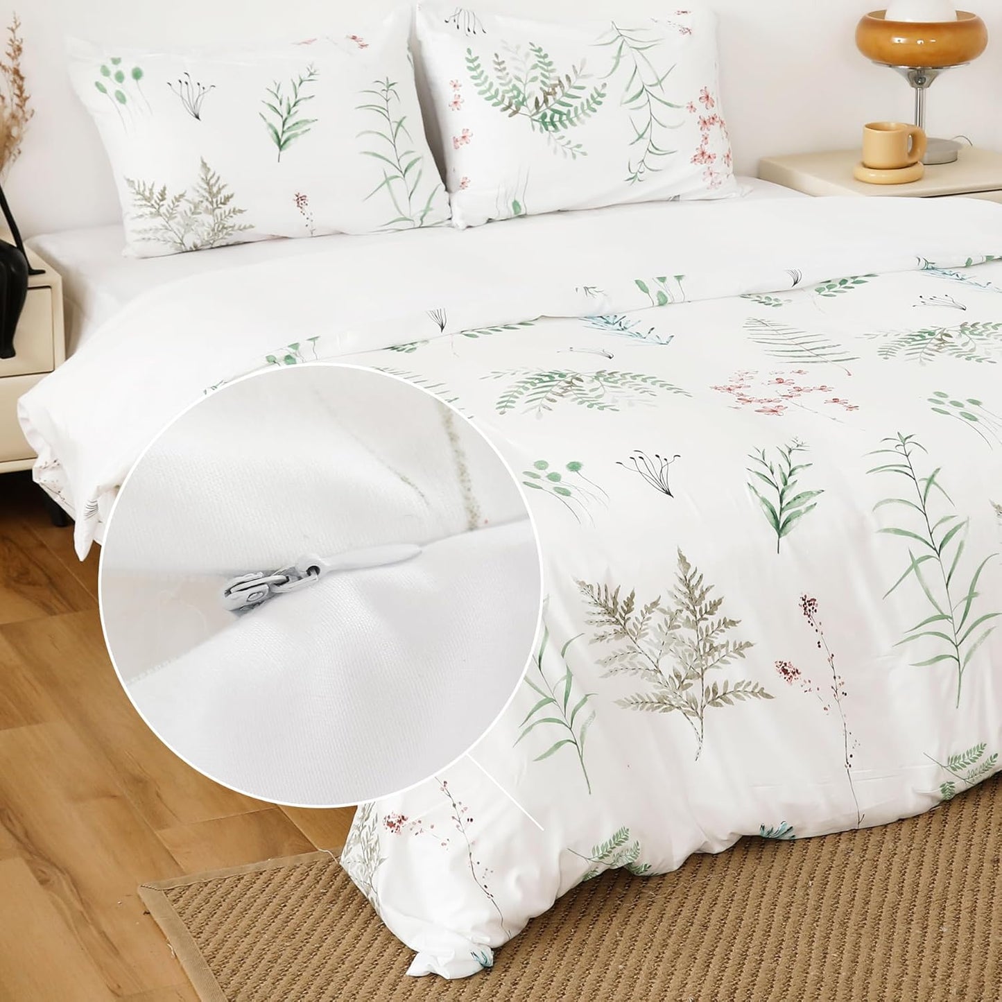 BOD HOME, Duvet & Pillowcase, 100% Polyester, Softness, Bed Linen Set 160 x 220 cm, Pillowcase 50 x 70 cm, Various Designs, Personalise Your Room, Ideal for the Winter Season