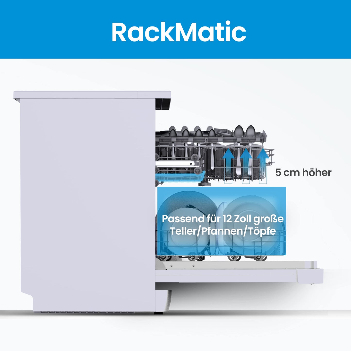 Midea MDWEU1435XSS-W Dishwasher, Integrated, 14 Place Settings, 60 cm, Partially Integrated with WiFi, Extra Drying, 7 Programmes, 47 dB, 0-24 Hours Start Time Delay, Stainless Steel