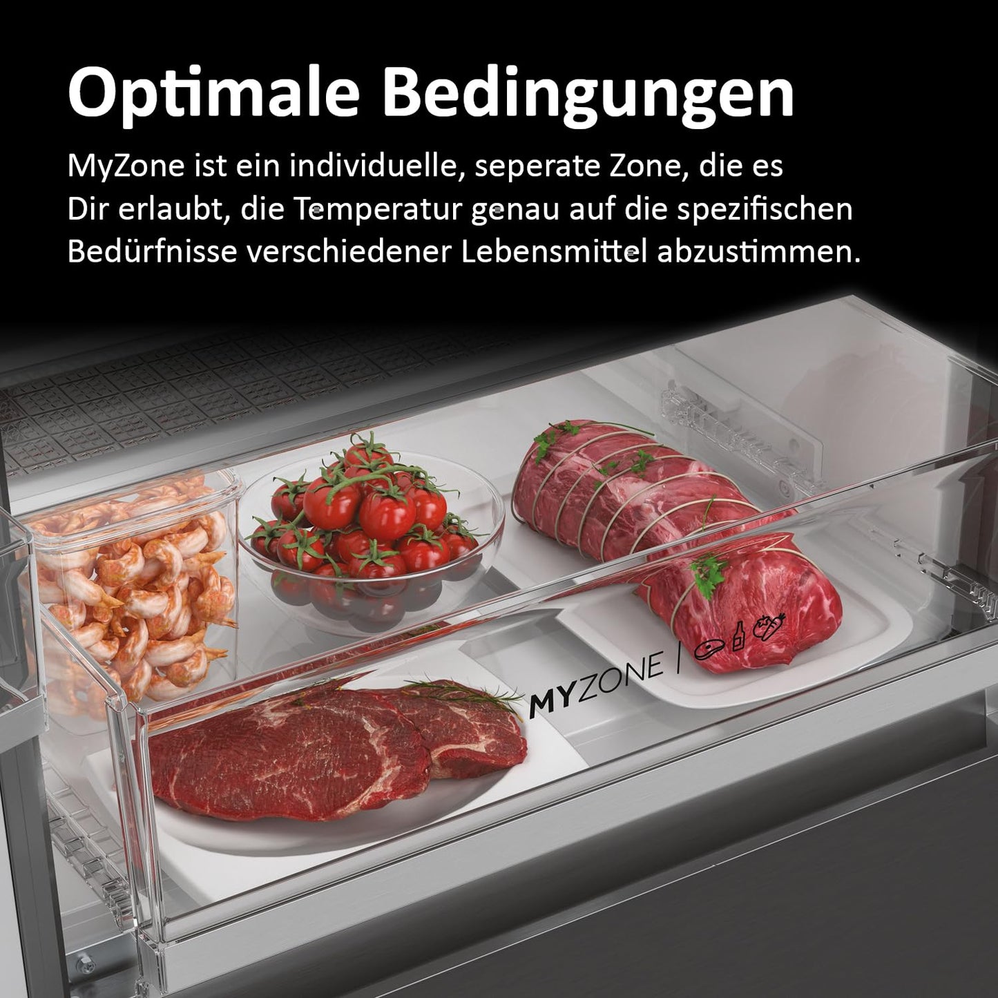 Haier French Door Kühl-Gefrierkombination 70 cm Breite I 402 L French Door Kühlschrank, freistehend I Doppeltür Kühlschrank mit Gefrierfach, No Frost I LED, Touch-Display I FD 70 SERIE 3 HFR3718ENMM