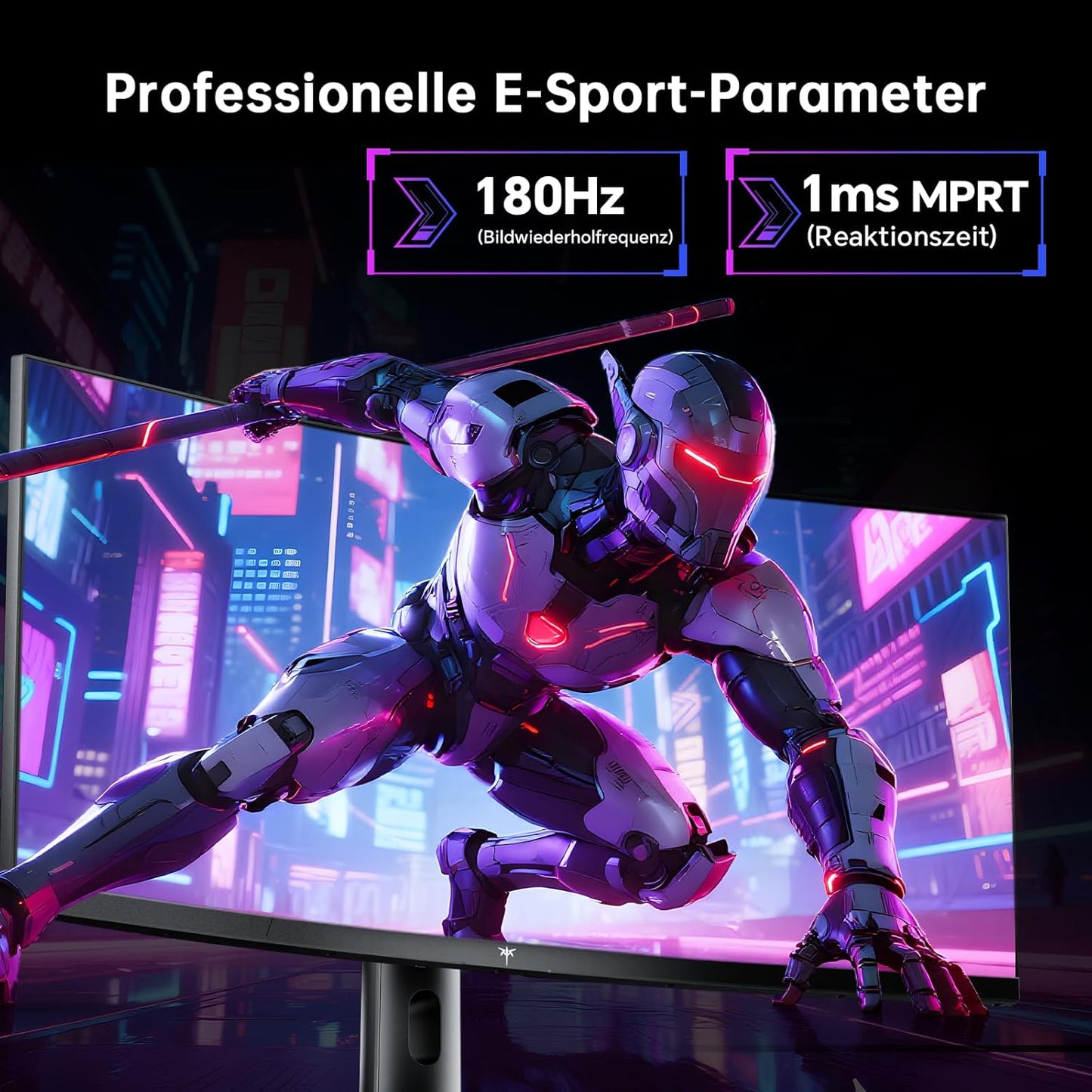 KTC 32 Zoll Monitor Curved 1000R, 2K WQHD (2560x1440p) 240Hz Gaming Monitor, 1ms, Adaptive Sync, 122% sRGB, 4000:1 Kontrast, 2 x DP 1.4 (240Hz), 2 x HDMI 2.0 (144Hz), Unterstützung von Tilt und VESA