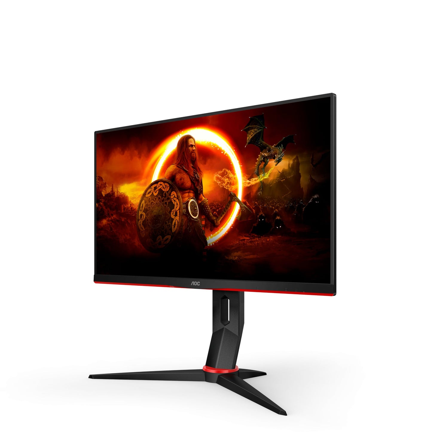 AOC Gaming CU34G2XPD – 34-Zoll-WQHD-Curved-Monitor, 180 Hz, schnelle VA, 1 ms GTG, FreeSync Premium, HDR400, höhenverstellbarer Standfuß (3440 x 1440, HDMI, DisplayPort, USB-Hub)