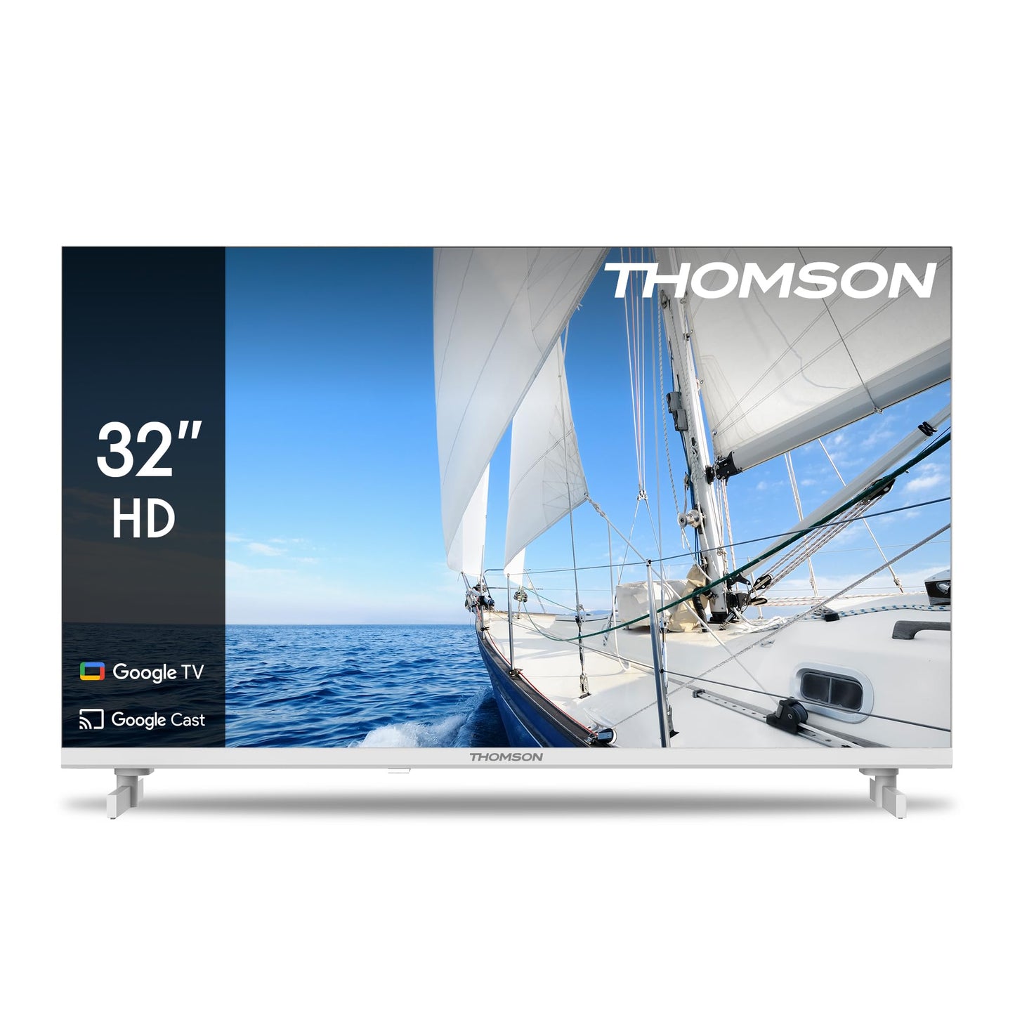 THOMSON 55QG6C14 QLED Plus Google Smart TV, Wi-Fi, Dolby Audio, Built-in Front Speaker, Bluetooth 5.1, Triple Tuner (Cable/Satellite/Antenna), HDMI, CI+, A+ Panel