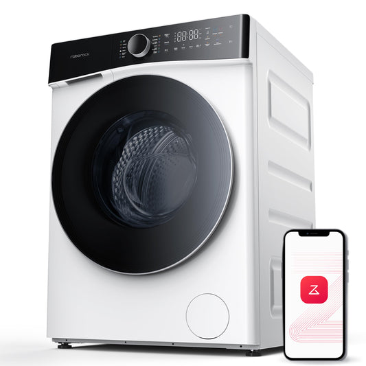 roborock Zeo Lite Waschtrockner mit der Zeo-cycle Trocknungstechnologie, 10 kg Waschen, 6 kg Trocknen, 27 Waschprogramme mit APP-Steuerung, LintClear Selbstreinigungssystem, Automatische Dosierung