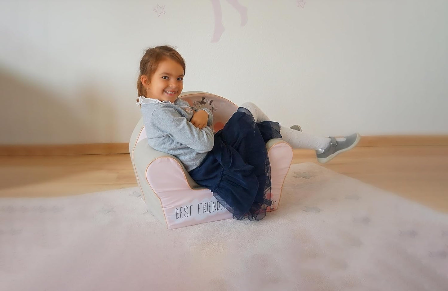 Knorrtoys 68335 knoortoys Children's Armchair-Best Friends, Multi Color