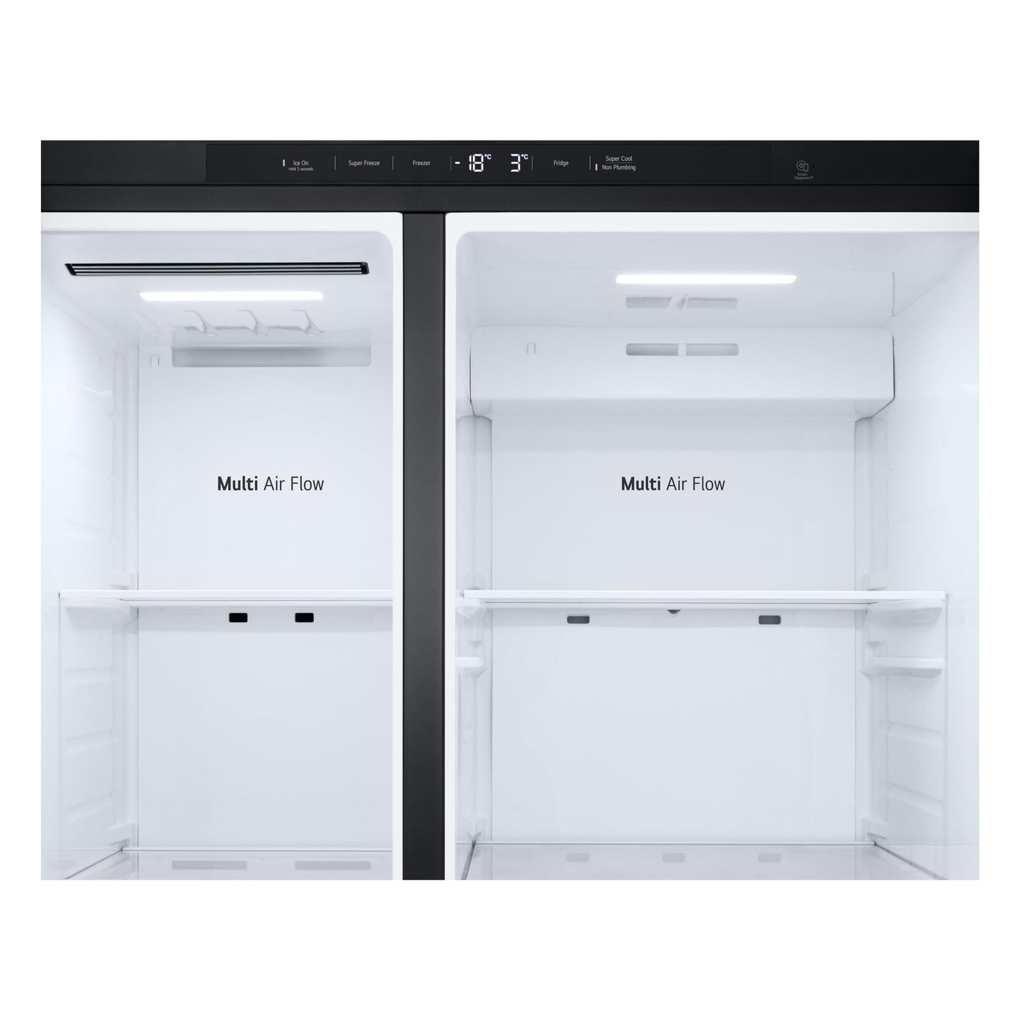 LG GSLC40PYPE Side-by-Side Kühlschrank ǀ Smart Inverter Compressor ǀ Eis- und Wasserspenderǀ Total No Frost Technologie ǀ EEK E ǀ 638 L