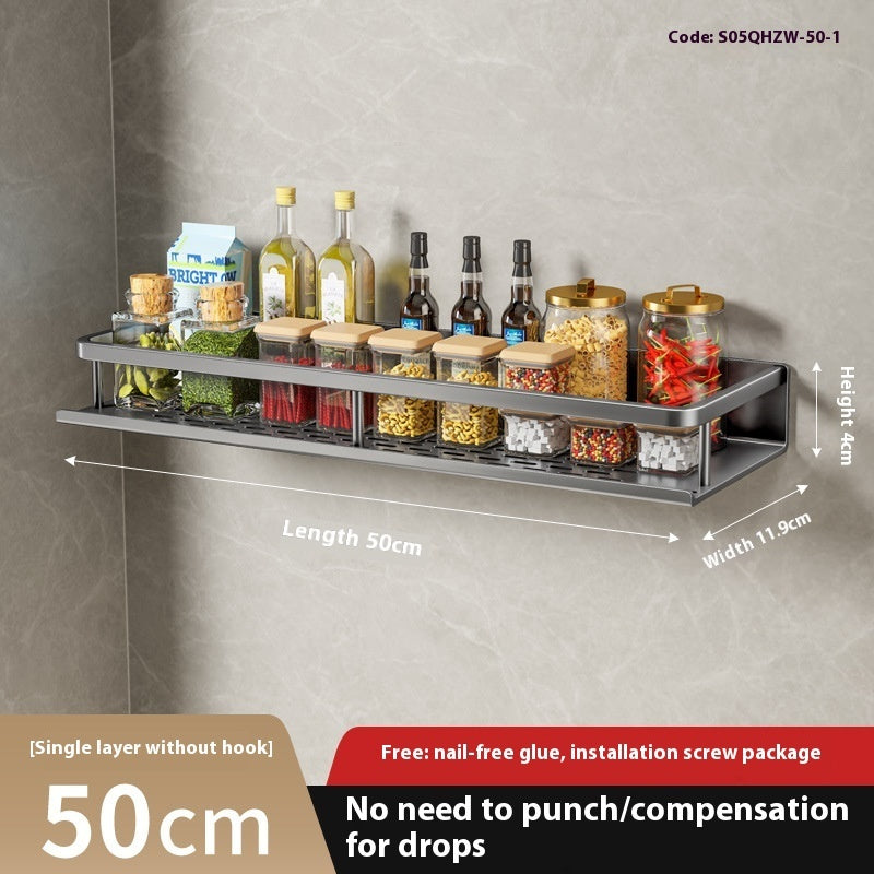 Kitchen Rack Seasoning Multifunctional Wall Mount Storage