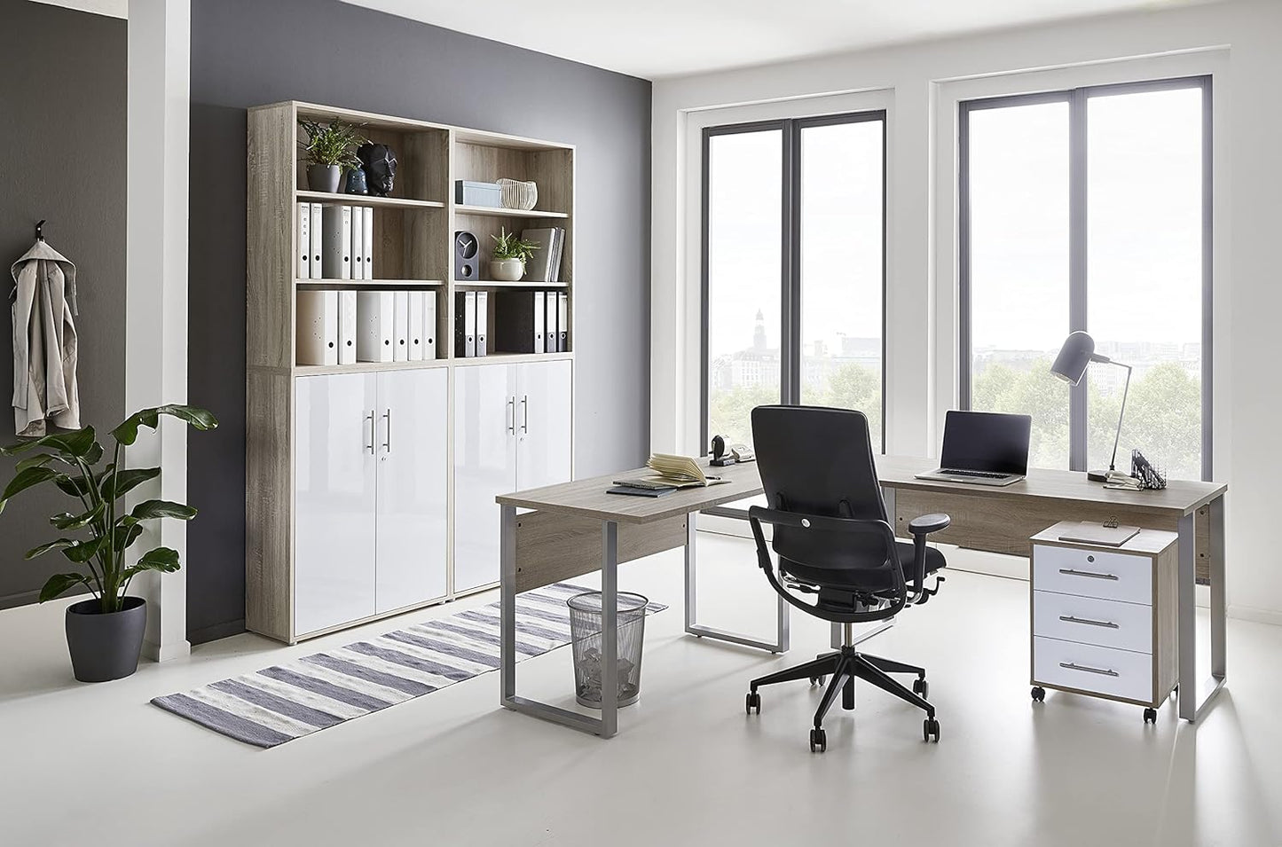 Study Room Office Furniture Complete Set Office Edition (Set of 3)