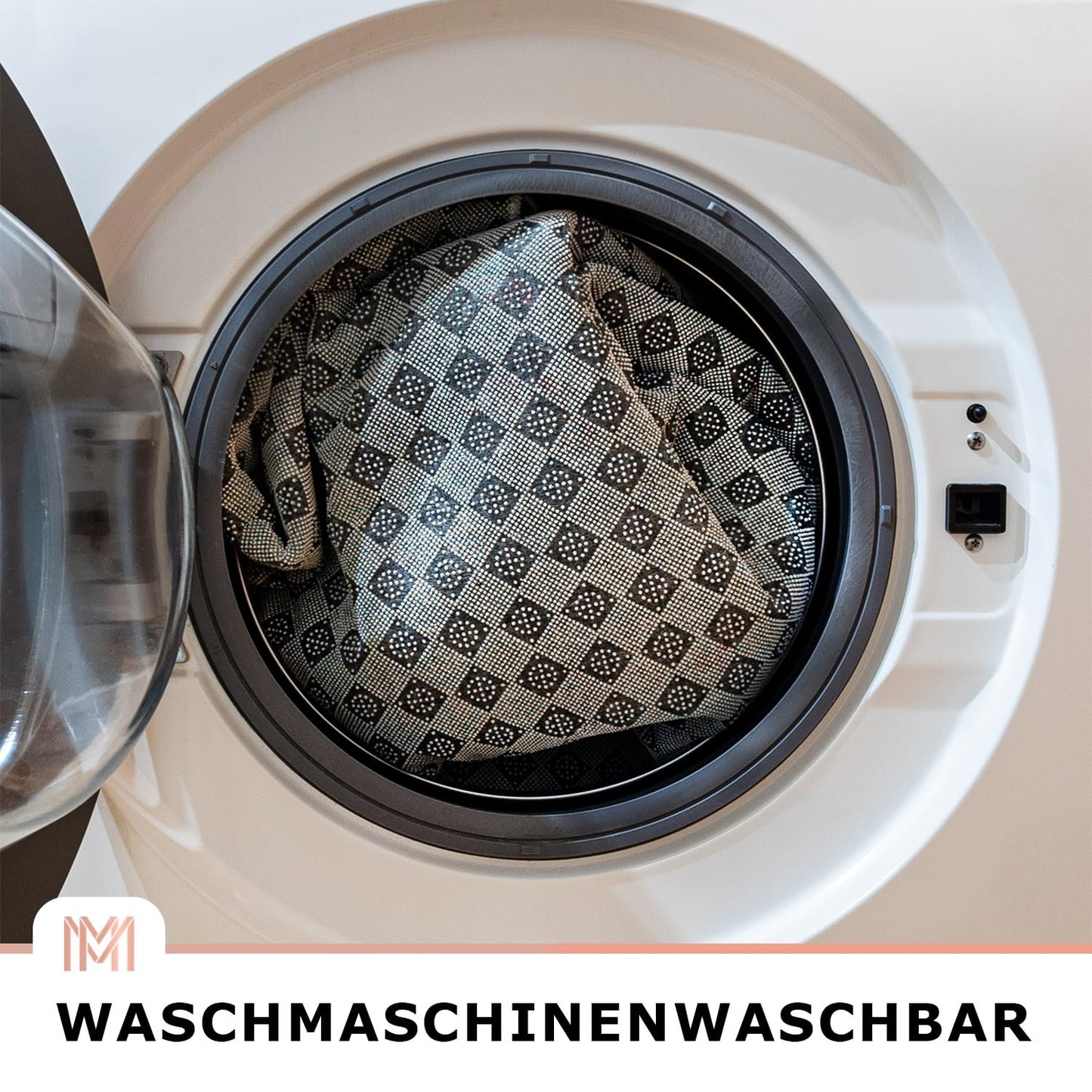 Mazovia Modern Teppich - Kurzflor Waschbar - Weich Teppich für Wohnzimmer, Schlafzimmer, Esszimmer – Teppiche Marmor Abstrakt Muster - Schwarz Gold 160 x 230 cm