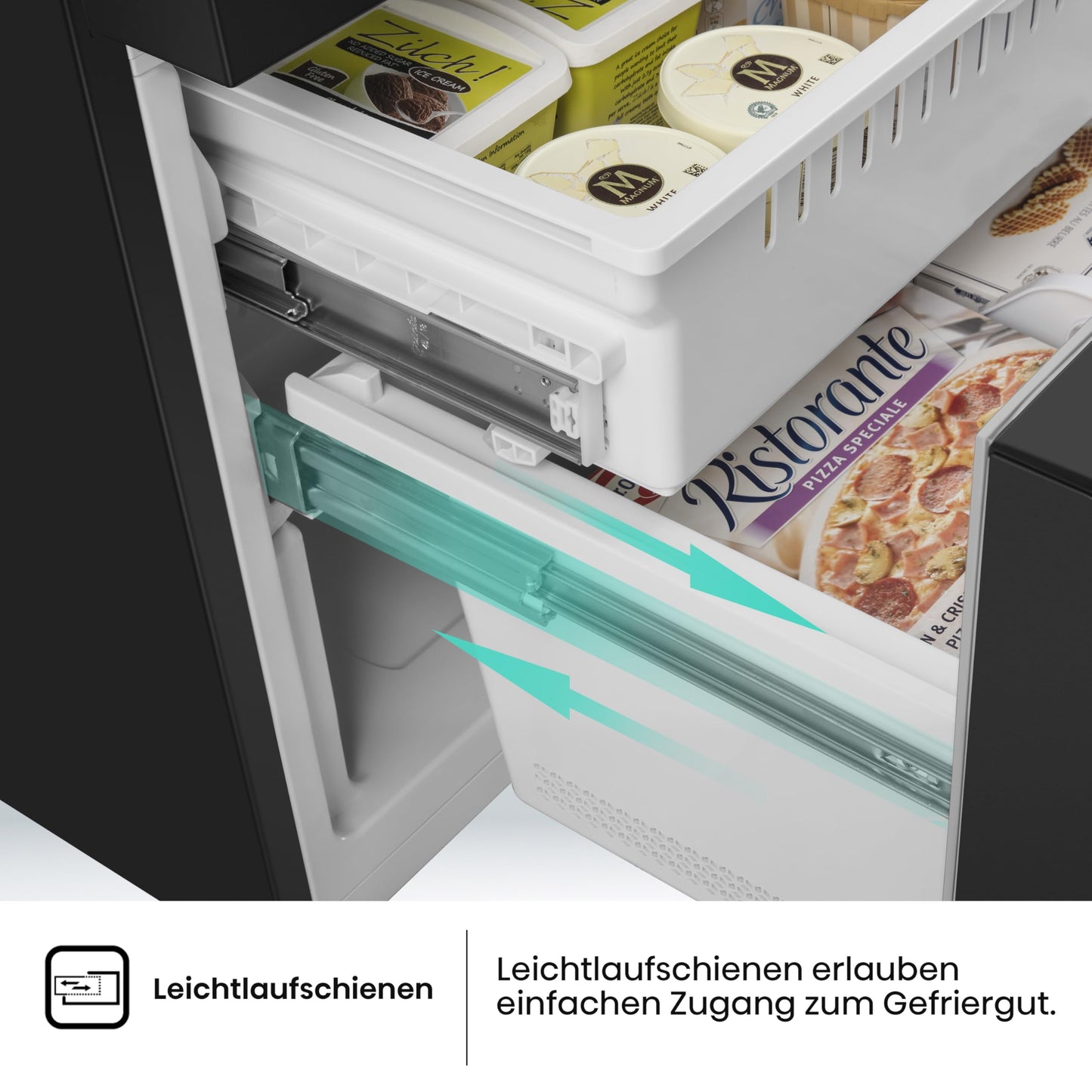 Hisense RF632N4WIE French Door Kühl-Gefrierkombination/ NoFrostPlus/ Inverter-Kompressor/ Wasserspender/ CrispZone/ 200 cm/ Kühlteil 336 l/ Gefrierteil 149 l/ 38 dB/ 295 kWh/ Jahr/ Inox-Look