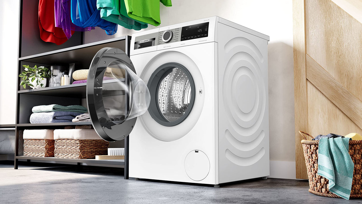 Bosch WAN282K3 Series 4 Front Load Washing Machine, 8 kg, 1400 rpm, SpeedPerfect, Maximum Energy and Water Savings, Refill Function, Extra Hygienic, AquaStop, IronAssist
