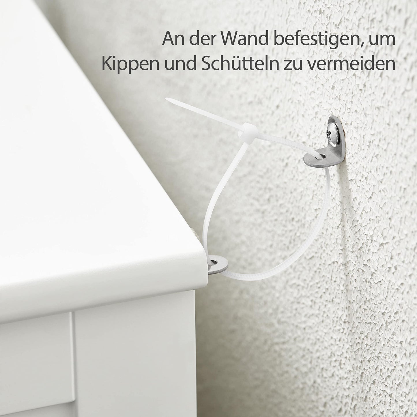 Yaheetech Bathroom Cabinet with Double Door and 2 Open Shelves Bathroom Shelf Bathroom Chest of Drawers with Adjustable Shelf Dark Grey 50 x 30 x 92.5 cm