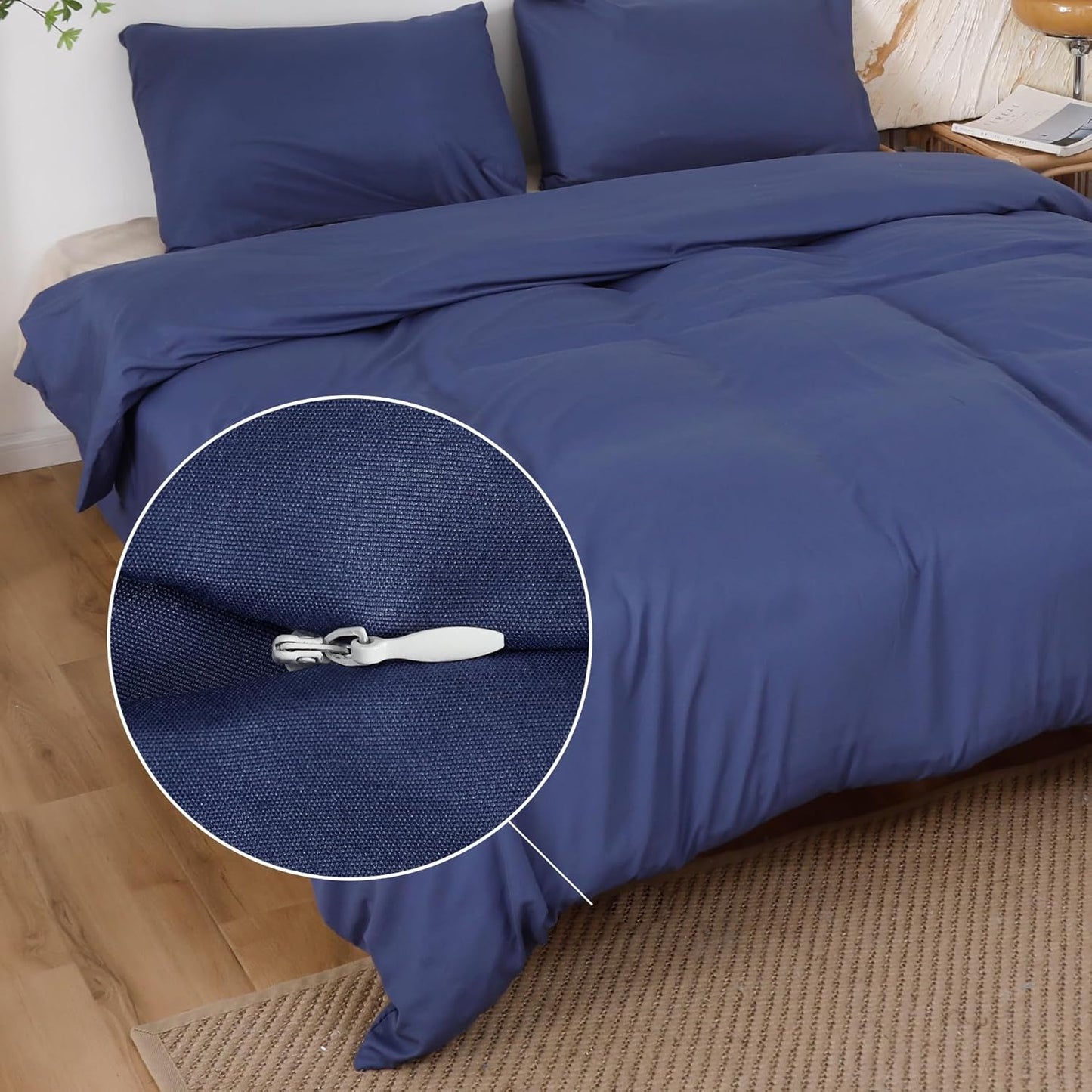 BOD HOME, Duvet & Pillowcase, 100% Polyester, Softness, Bed Linen Set 160 x 220 cm, Pillowcase 50 x 70 cm, Various Designs, Personalise Your Room, Ideal for the Winter Season