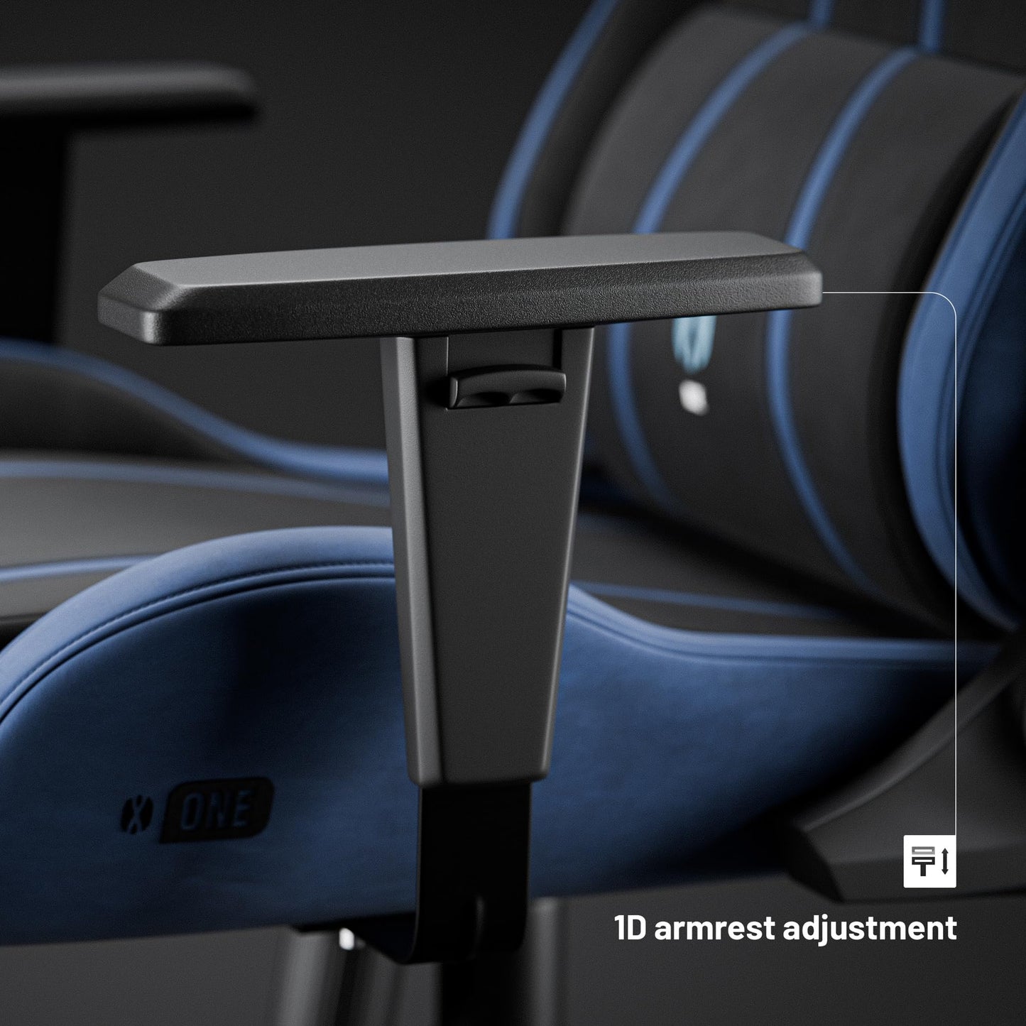 Diablo X-One 2.0 Gaming Stuhl Gamer Chair Bürostuhl Schreibtischstuhl Verstellbare Armlehnen Ergonomisches Design Nacken/-Lendenkissen Wippfunktion Aqua Blue Normal (L)