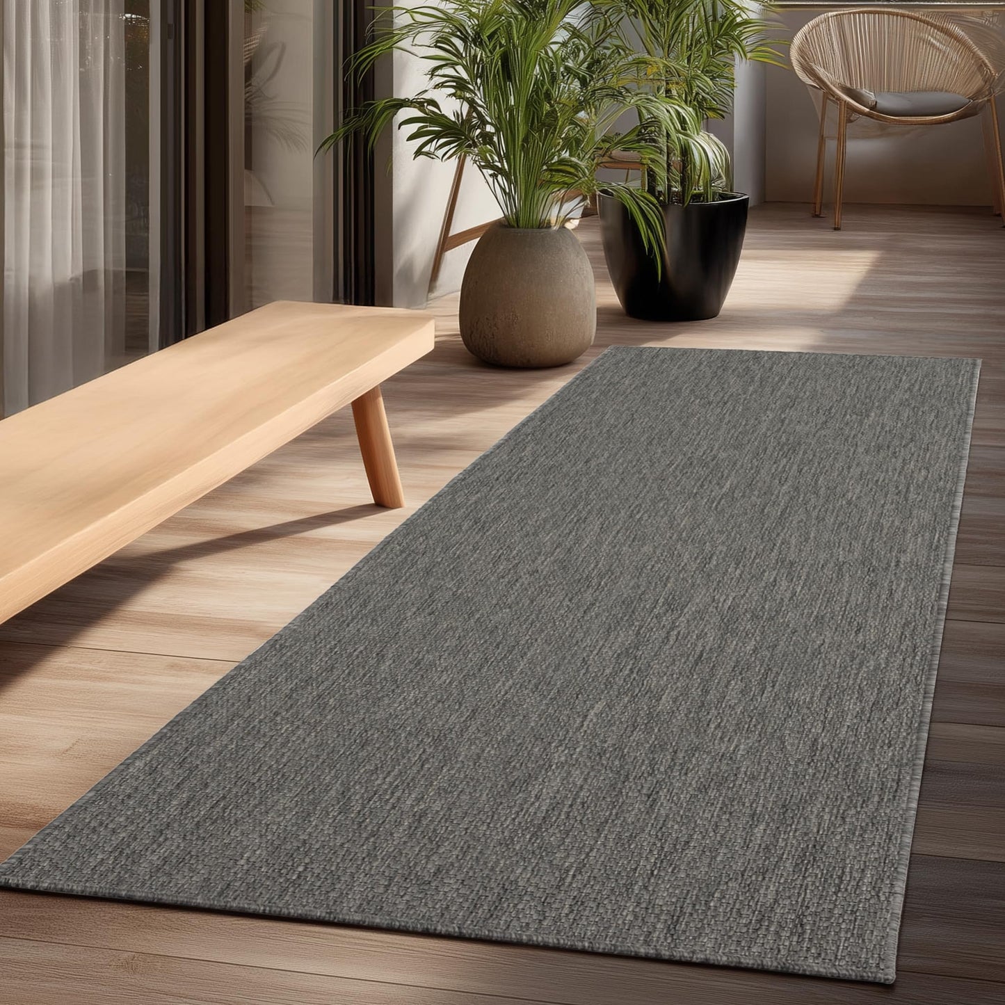 the carpet Mistra - Moderner In- und Outdoor Teppich, perfekt für das Wohnzimmer, Schlafzimmer oder die Terrasse, Wetterfest, langlebig und pflegeleicht, Natur, 300 x 400 cm