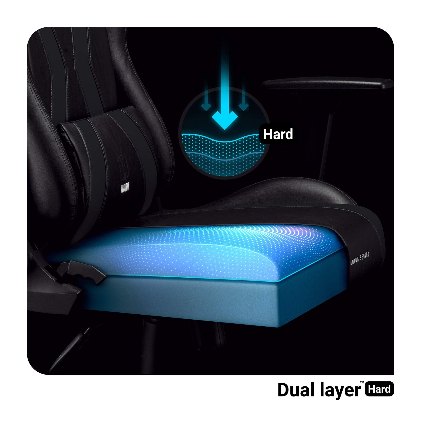 Diablo X-Horn Gaming Office Chair Desk Chair 3D Armrests Ergonomic Design Neck / Lumbar Cushion Imitation Leather Rocker Function