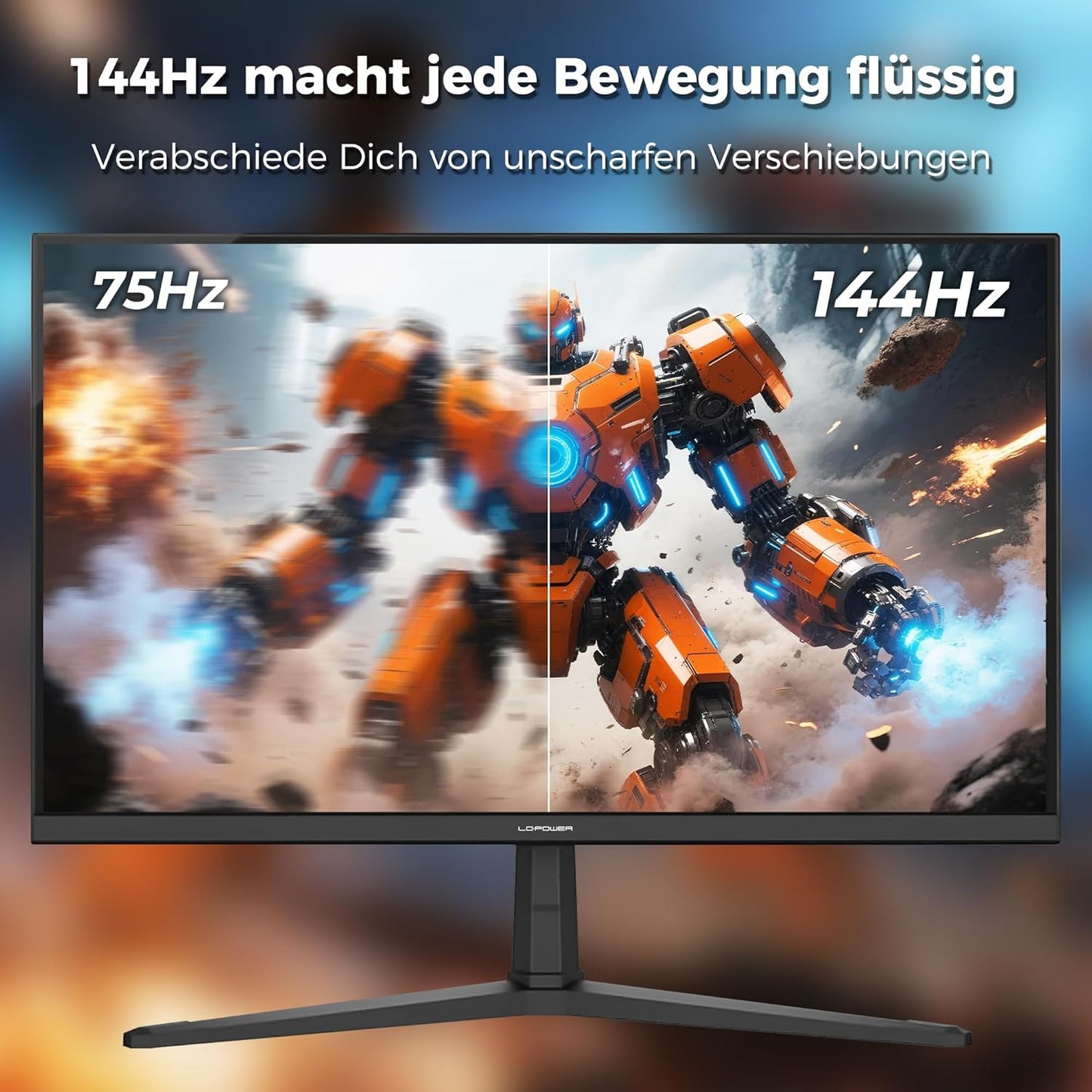 LC-POWER FHD Curved Monitor 32 Zoll, 165 Hz, 1920x1080, 1ms, 1500R und Freesync mit G-Sync-Kompatibilit, HDMI & DP, VESA, LC-M32-FHD-165-C-A