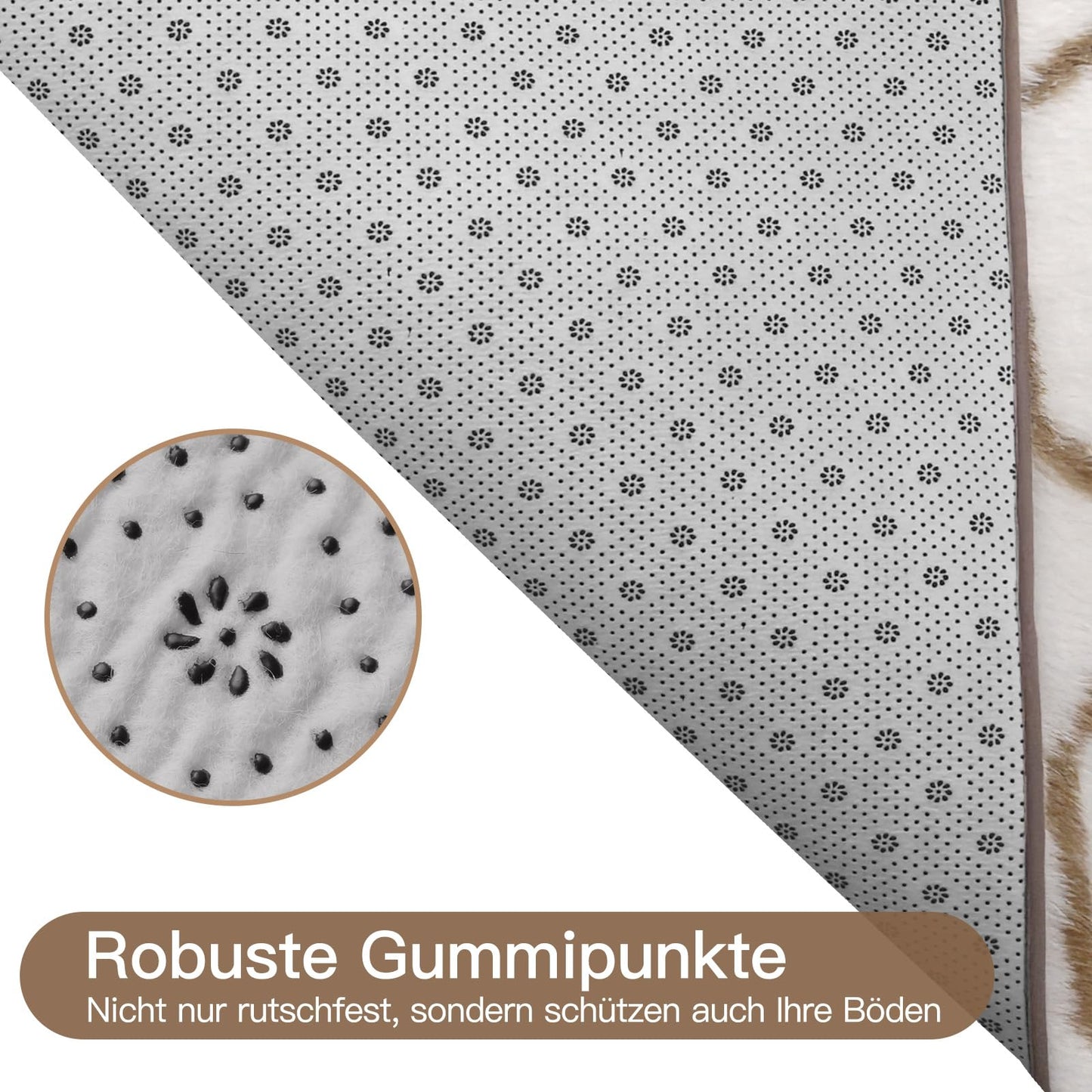 Sour Lemon Hochflor Teppich Grau Carpet Wohnzimmer 240x300 Waschbar Anti-Rutsch Extra Große Teppiche Schlafzimmer Flauschige Moderne Teppiche Matte Teppichen für Schlafzimmer Kinderzimmer