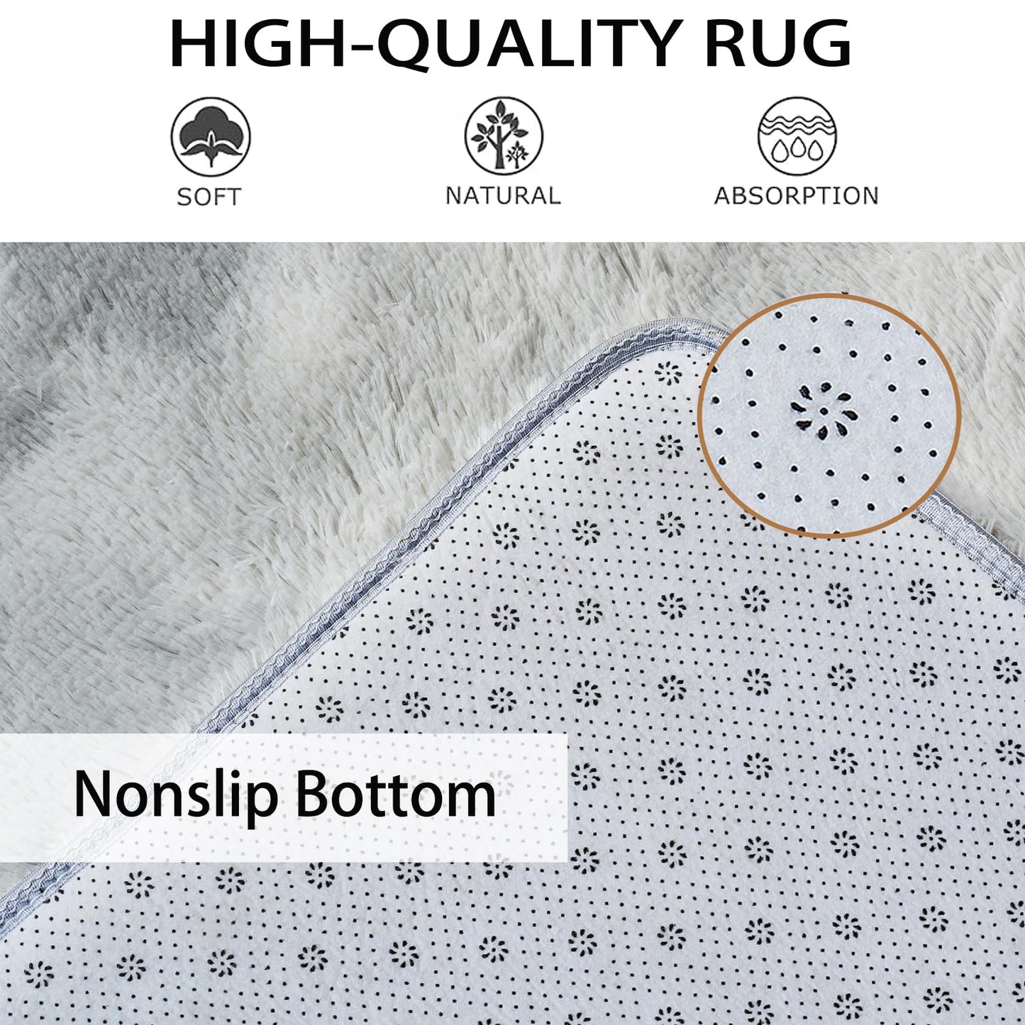 Obundi Pink Rug, Fluffy Living Room, Rugs, Teenager's Room, Girls, Soft Non-Slip Bedroom Carpet, Office, Small Rug (Pink, 60 x 120 cm)