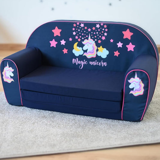 Knorrtoys 68470 Children's Sofa Magic Unicorn White