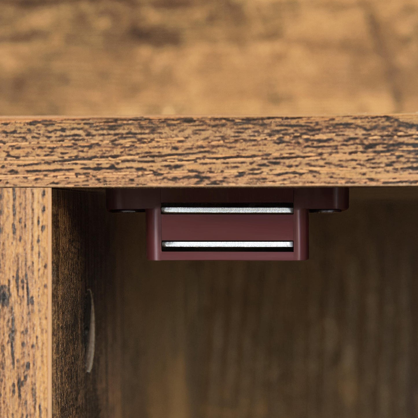 Yaheetech Unterschrank Badezimmerschrank Badkommode Badschrank mit 1 Schublade & 2 Türen & 3 Regalen Baderegal Bodenschrank mit verstellbare Einlegeböden, viel Stauraum, Dunkelgrau