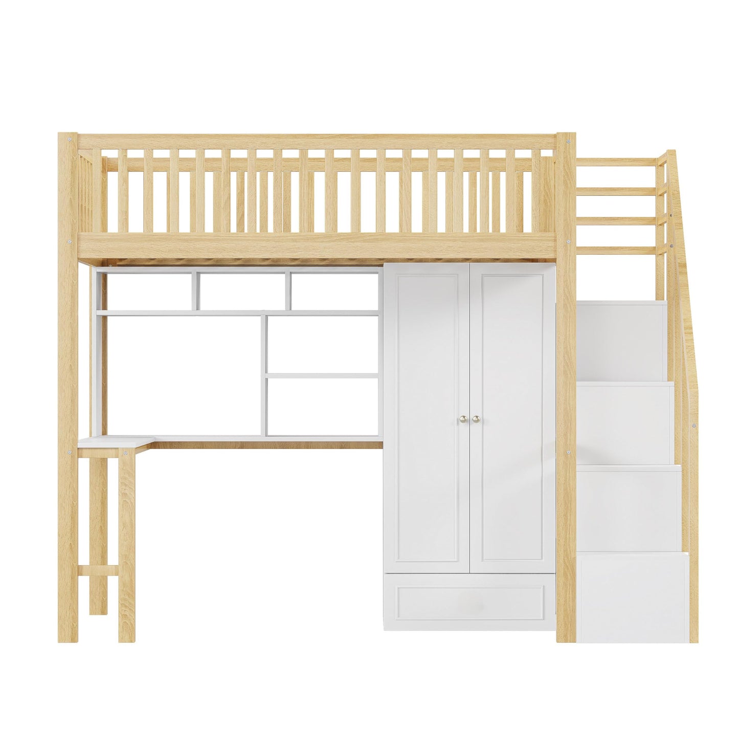 xixiworkshop Kinderbett 90x200cm Ausziehbett Bett mit Stauraum und USB-Steckdose/Mehreren Ablagefächern multifunktionales Jugendbett/Gästebett/Doppelbett mit Stauschrank Lattenrost,Ohne Matratze,Grau