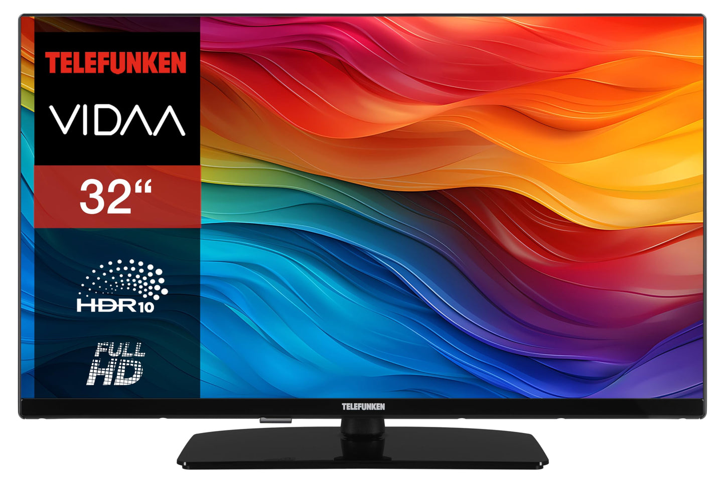 TELEFUNKEN VIDAA D43U790B2CW 4K TV 43 Inch Smart TV UHD, HDR TV with Dolby Vision, Triple Tuner and 6 Months HD+ Including LED TV, Black
