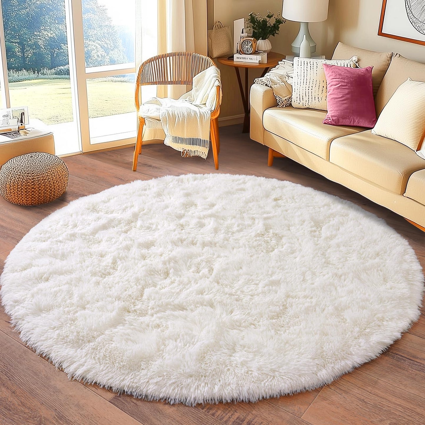 BSGIFT High Pile Rug, Grey, 160 x 230 cm, Shaggy Long Pile Fluffy Rug, Living Room, Modern Living Room Rug, Bed Rug, High-Pile Carpet, Non-Slip for Bedroom, Children's Room