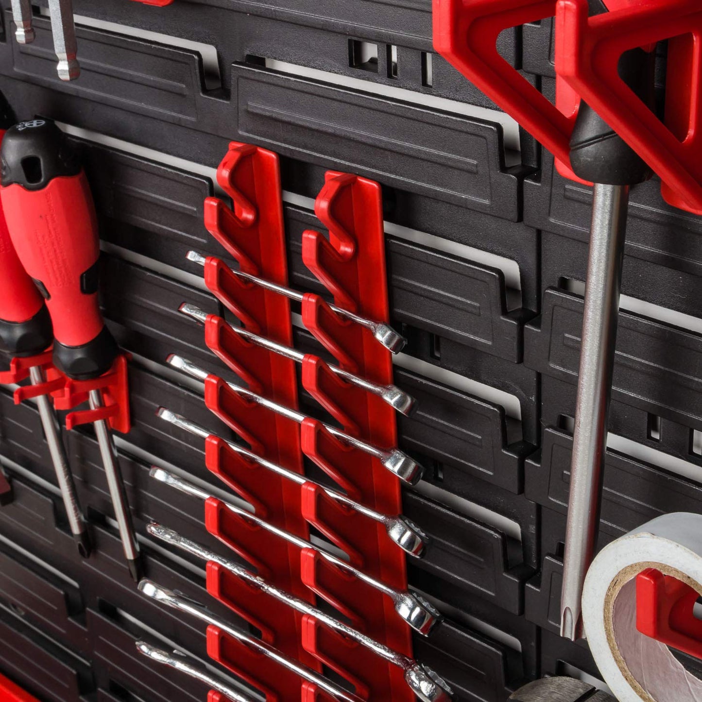 Storage System, 780 x 1152 mm, Stacking Boxes, Wall Shelf, 20 Holders, Storage Boxes, 44 Boxes, 5 Compartments