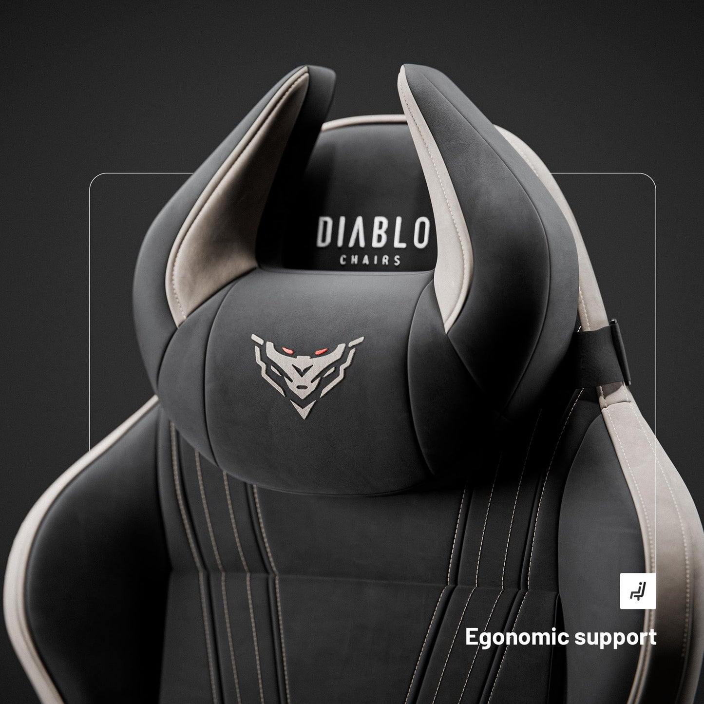 Diablo X-Horn Gaming Office Chair Desk Chair 3D Armrests Ergonomic Design Neck / Lumbar Cushion Imitation Leather Rocker Function