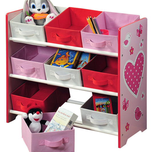 Kesper Aufbewahrungsregal, Holz, Blau, 66 x 30 x 59,5 cm, 177255