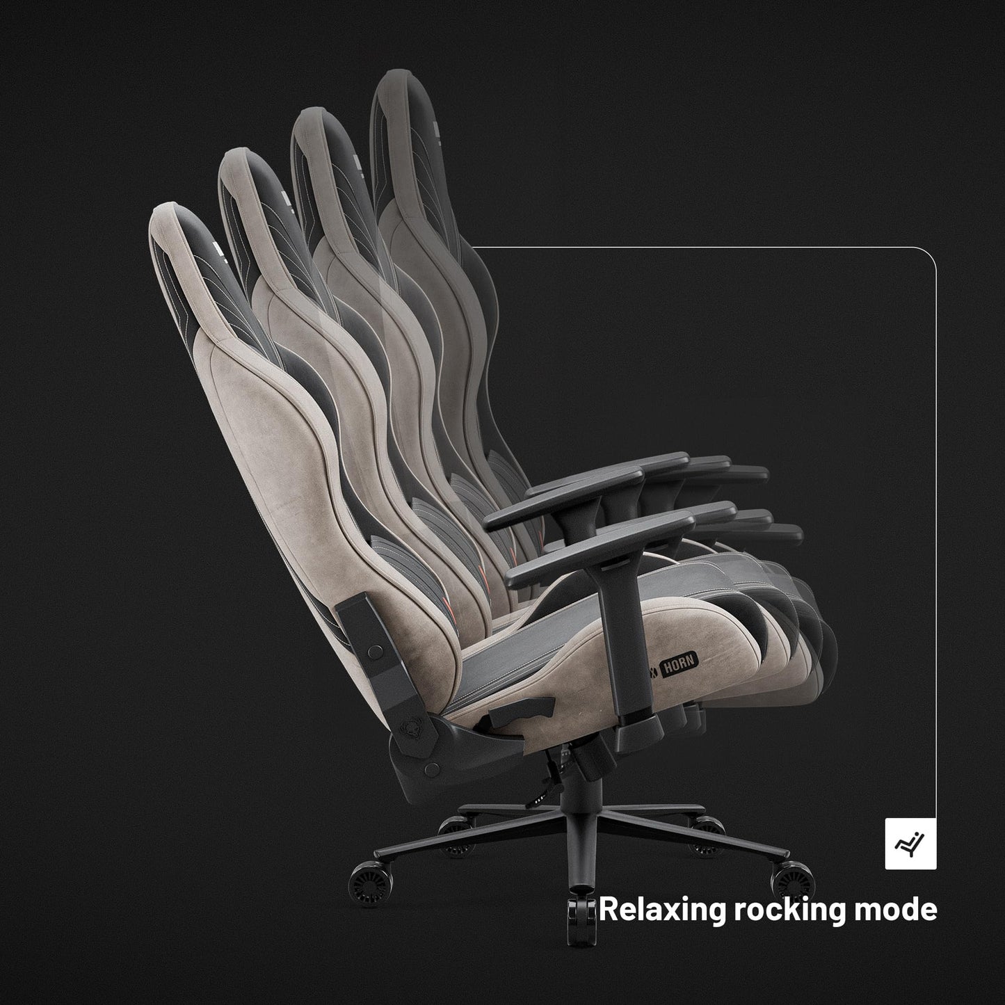 Diablo X-Horn Gaming Office Chair Desk Chair 3D Armrests Ergonomic Design Neck / Lumbar Cushion Imitation Leather Rocker Function