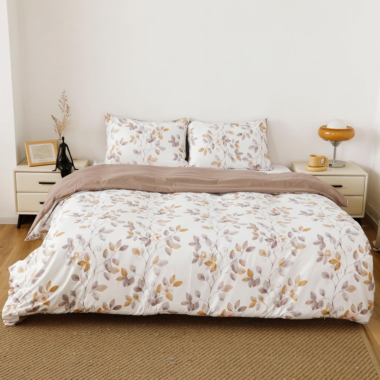 BOD HOME, Duvet & Pillowcase, 100% Polyester, Softness, Bed Linen Set 160 x 220 cm, Pillowcase 50 x 70 cm, Various Designs, Personalise Your Room, Ideal for the Winter Season