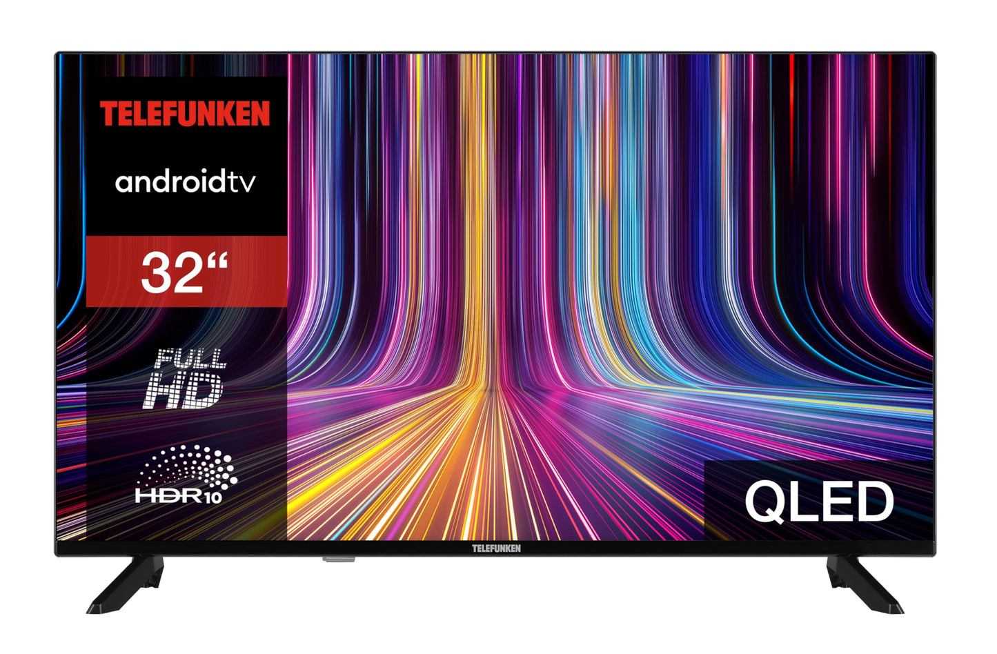 TELEFUNKEN QLED TV 32 Inch TV Full HD Android Smart TV (HDR, Triple Tuner, Bluetooth) QF32AN750S