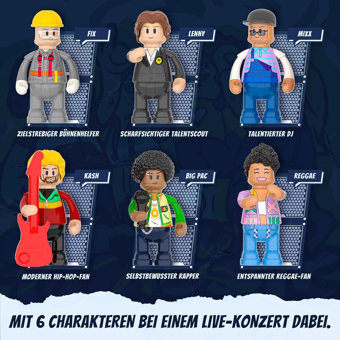 Funwhole Fabrikhaus-der-Musik Beleuchtung Klemmbausteine Haus, City Straßenfusion Modular Building &Deko Aesthetic, 2654 Pcs, Spielzeug-Geschenk für Musikliebhaber & Street-Culture-Fans, F9068