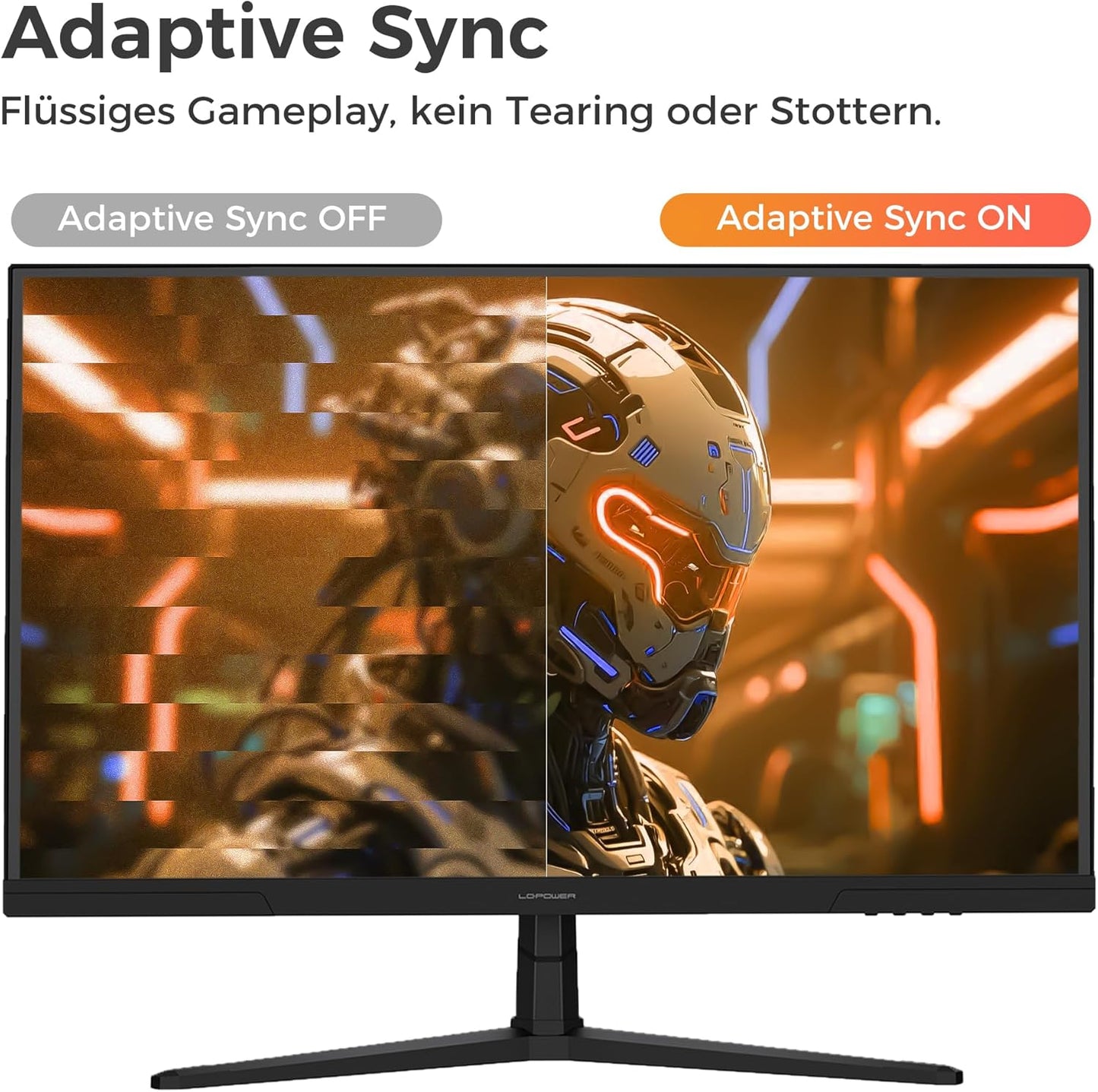 LC-POWER FHD Curved Monitor 32 Zoll, 165 Hz, 1920x1080, 1ms, 1500R und Freesync mit G-Sync-Kompatibilit, HDMI & DP, VESA, LC-M32-FHD-165-C-A