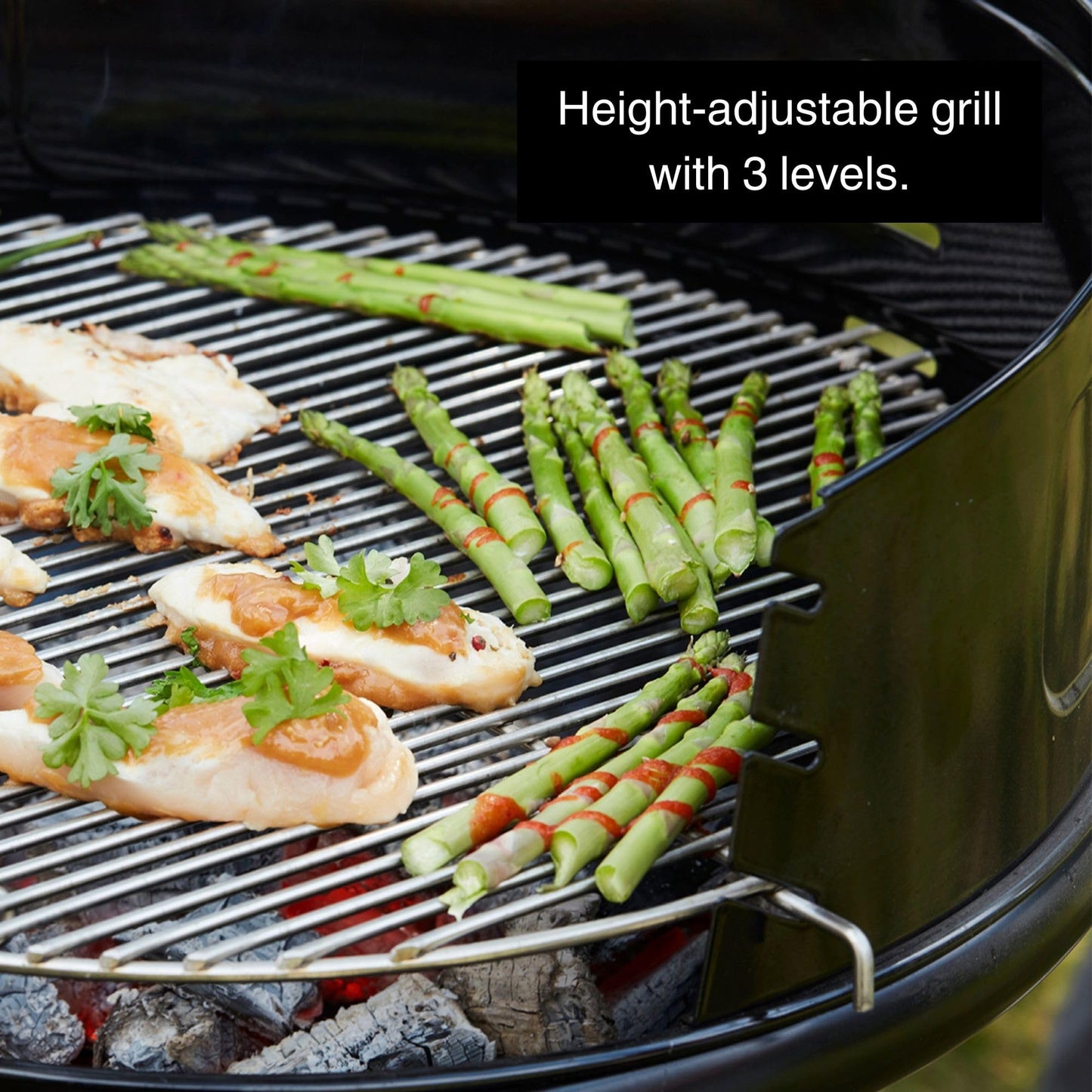 barbecook® Loewy 40 41.1 x 41.1 x 75.5 cm black charcoal BBQ