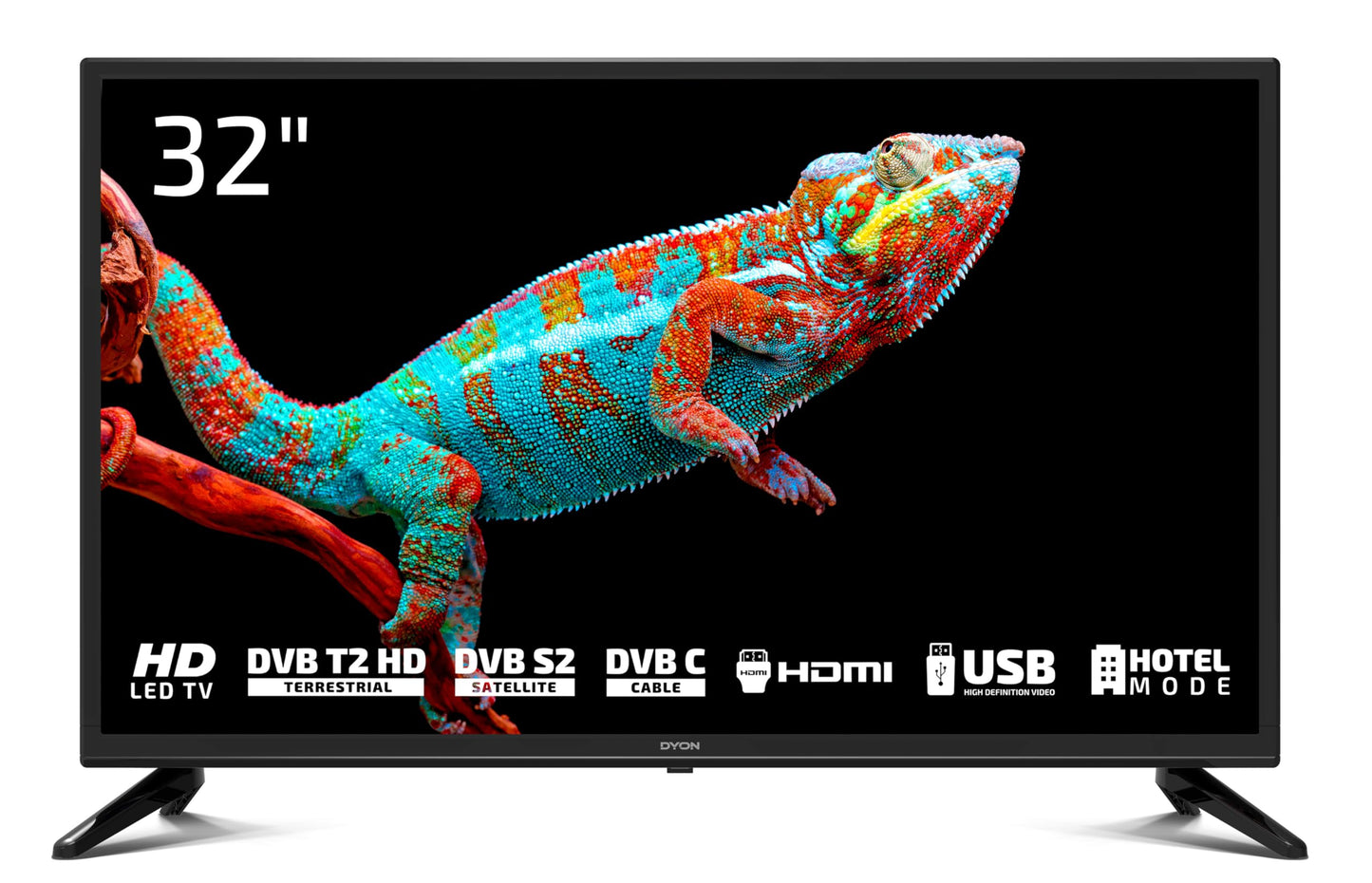 DYON Movie Smart 43 VX TV, 43 inches (108 cm), Full HD Smart TV, HD Triple Tuner (DVB-C/-S2/-T2), App Store, Prime Video, Netflix, YouTube, DAZN, Disney+ (Model 2023)