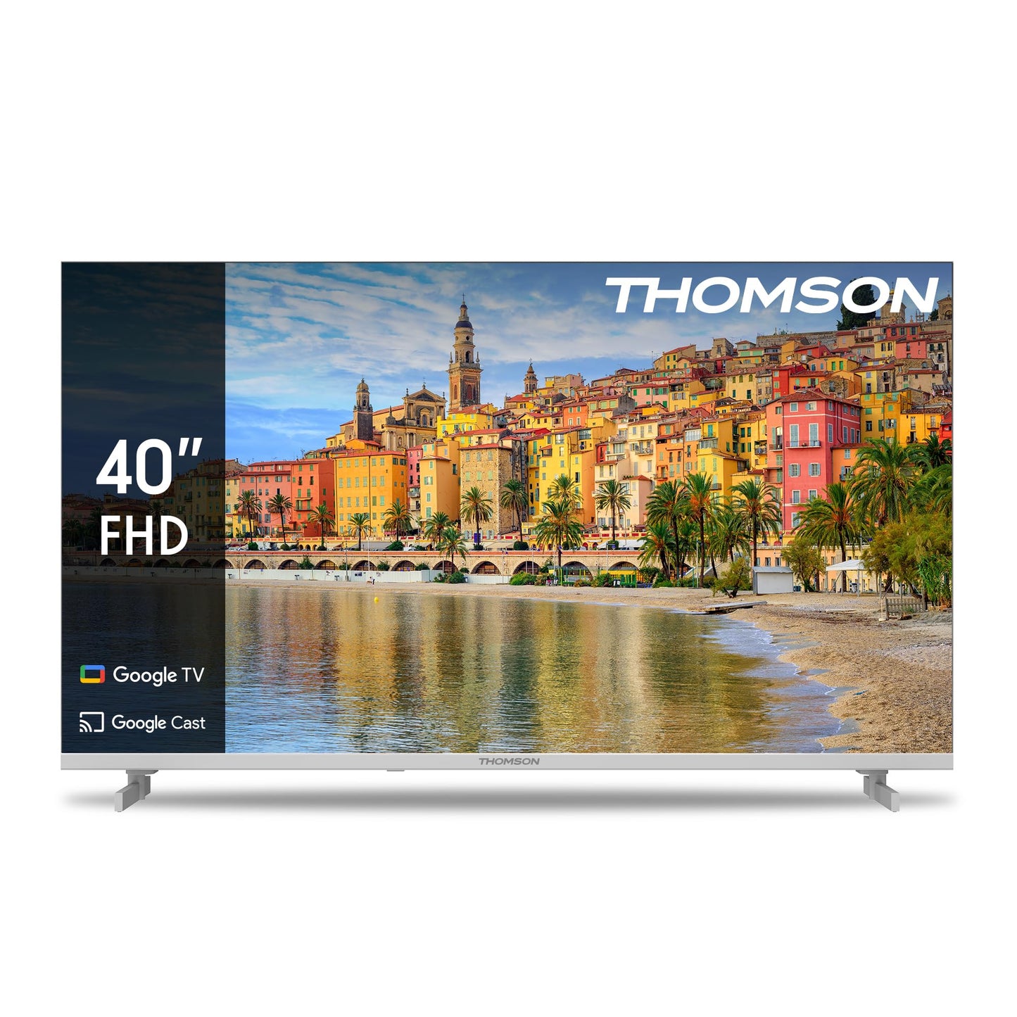 THOMSON 55QG6C14 QLED Plus Google Smart TV, Wi-Fi, Dolby Audio, Built-in Front Speaker, Bluetooth 5.1, Triple Tuner (Cable/Satellite/Antenna), HDMI, CI+, A+ Panel